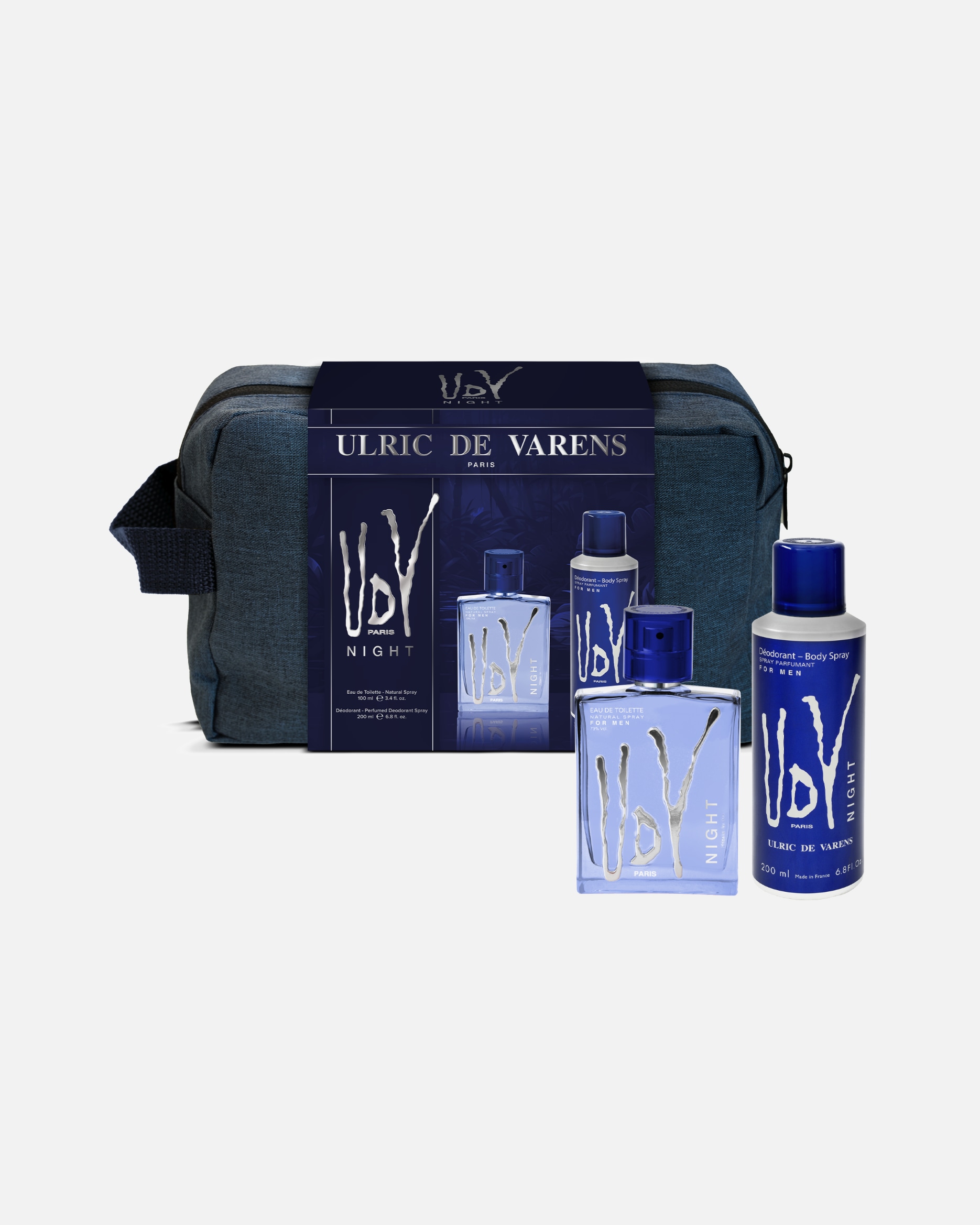 Coffret parfum pour Homme Ulric De Varens Trousse Night 1 Pièce