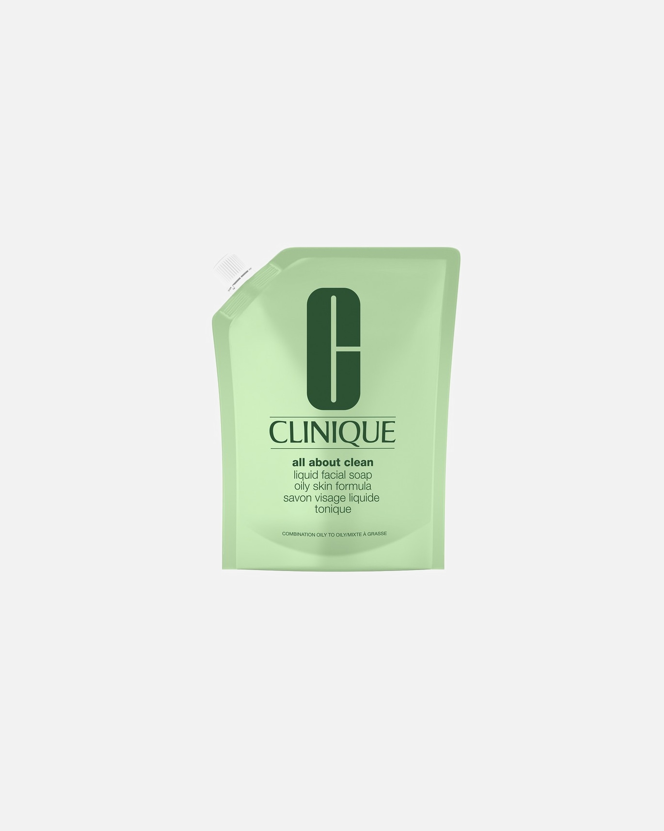 Savon visage pour Femme Clinique Basic 3 Temps All About Clean™ Savon Visage Liquide Tonique – Peaux mixtes à grasses 400 ml - Recharge