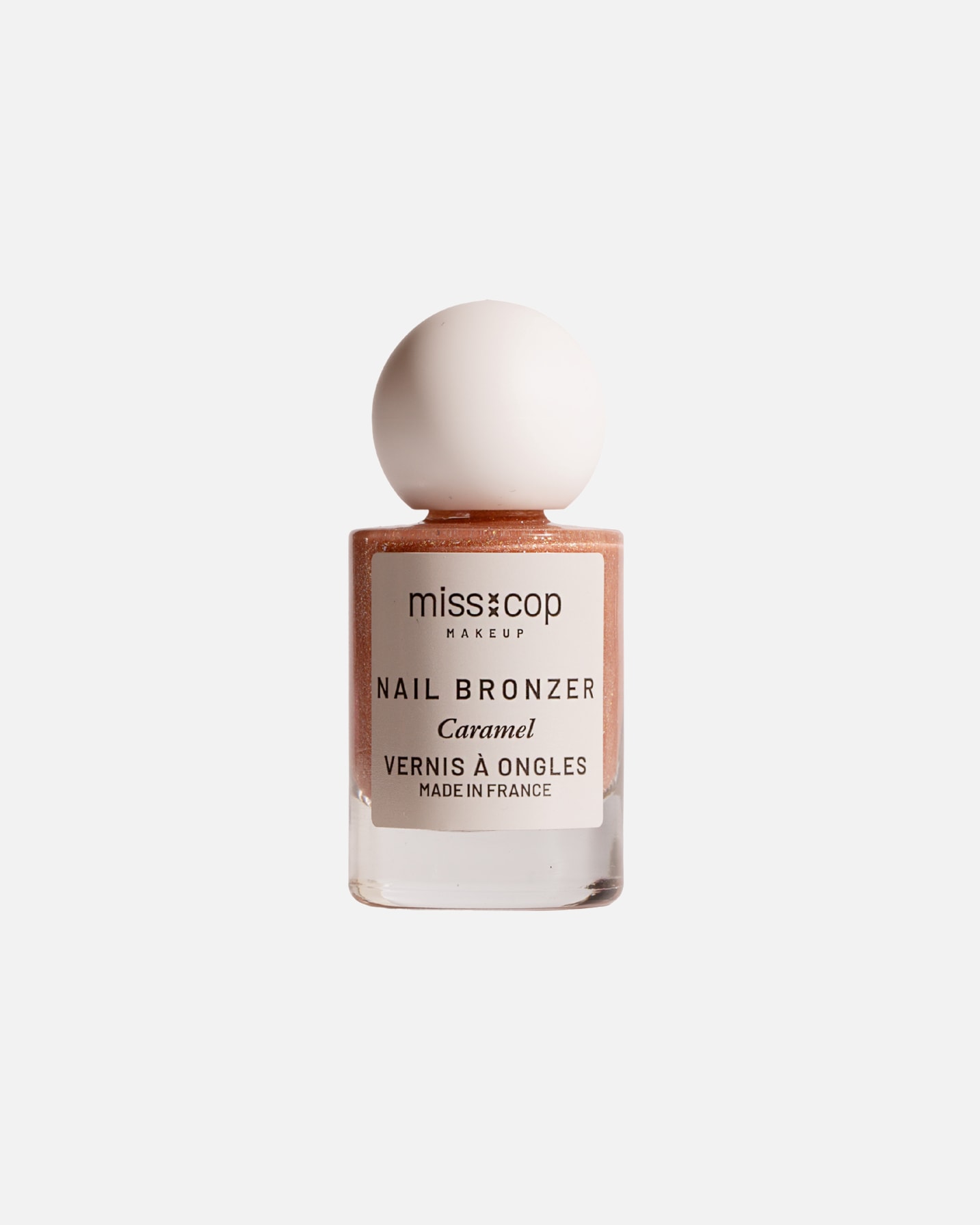 Vernis pour Unisexe Miss Cop BRONZER NAILS 02 Peach Glaze