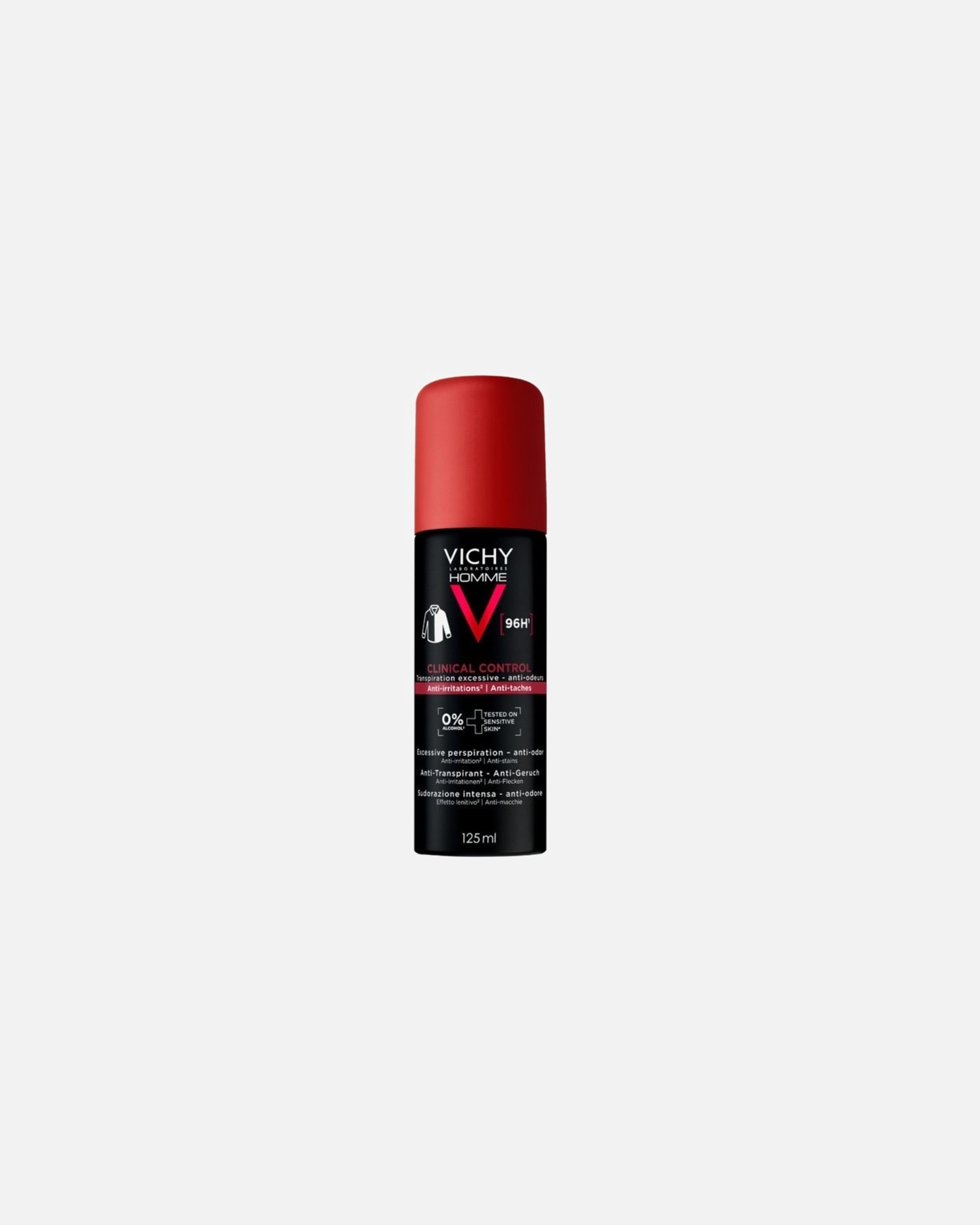 Déodorant pour Homme Vichy Homme Clinical control transpiration excessive 125 ml