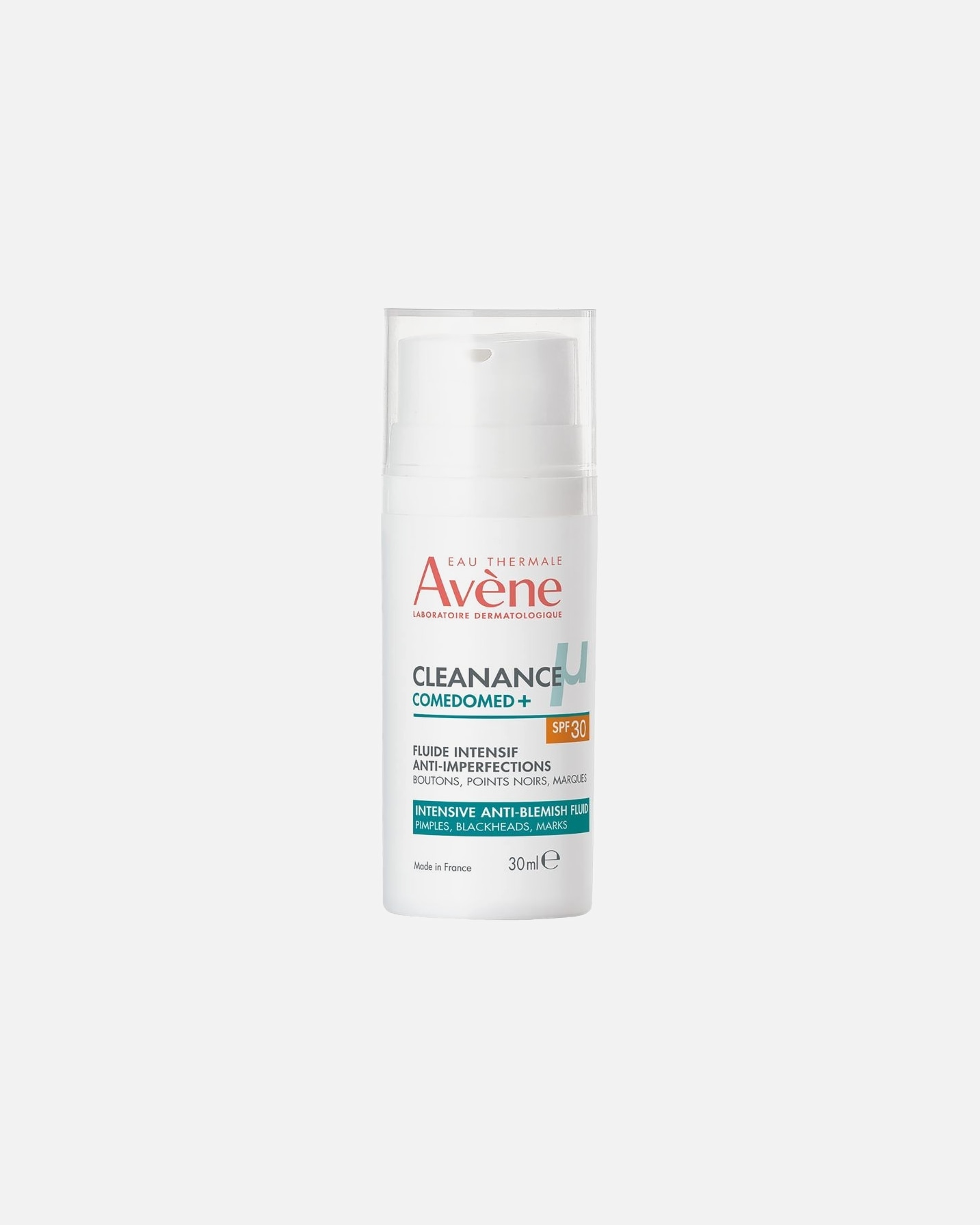 Fluide visage pour Unisexe Avène Cleanance Comedomed+ Fluide Intensif Anti-Imperfections SPF30 30 ml