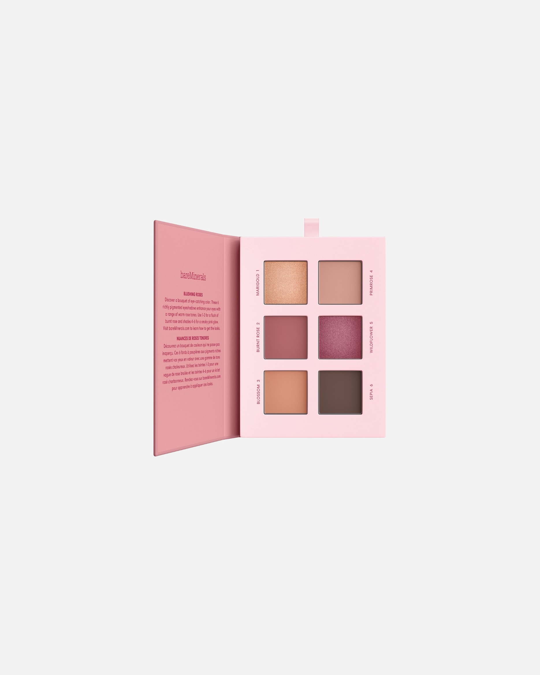 Ombre à paupières pour Unisexe bareMinerals Mineralist Palette de Fards à Paupières ROSEWOOD