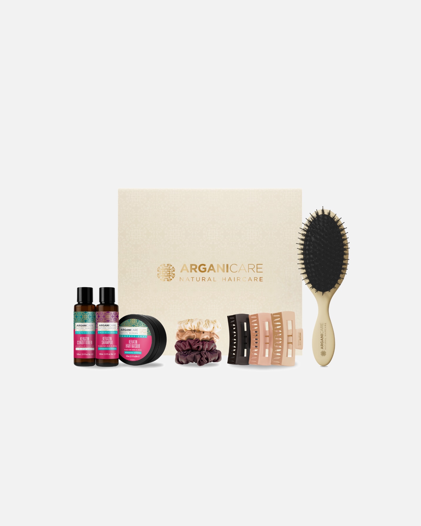 Coffret soin cheveux pour Femme Arganicare Indispensable kératine & entretien 1 unité