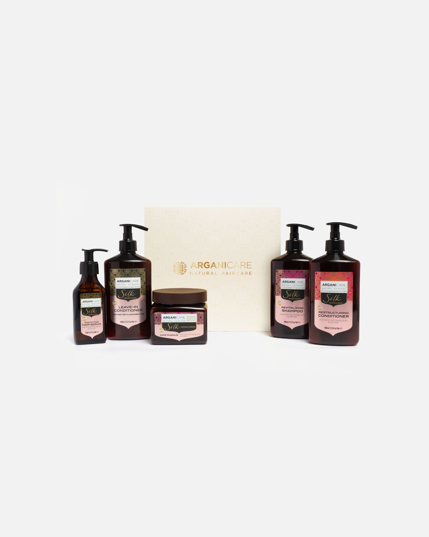 Coffret soin cheveux pour Femme Arganicare Réparateur et brillance 1 pièce