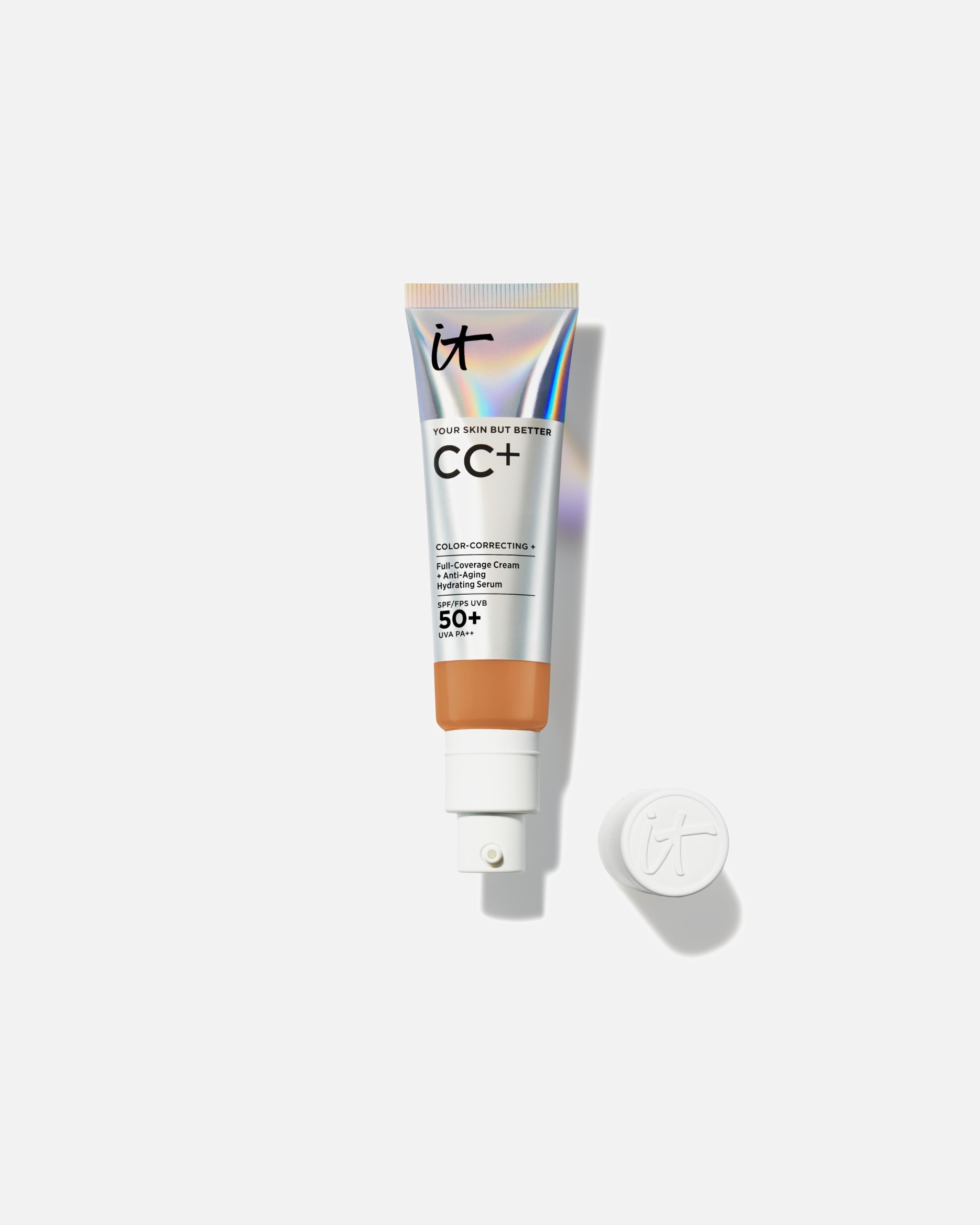 CC crème pour Unisexe IT Cosmetics Your Skin But Better CC+ Cream SPF 50+ Rich Honey