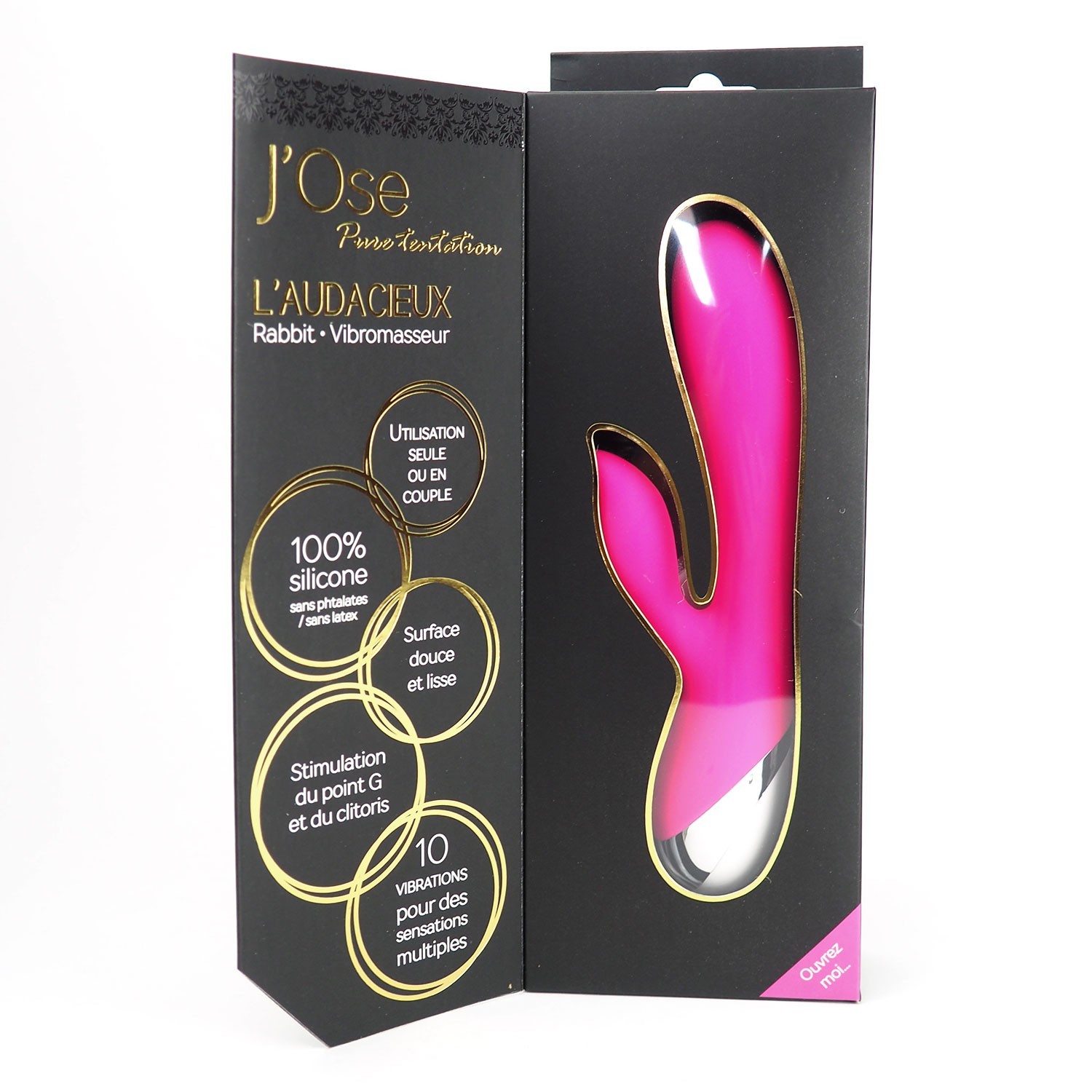 J'Ose L'Audacieux - Rabbit vibromasseur Vibromasseur achetez en ligne | Nocib J'Ose L'Audacieux - Rabbit vibromasseur Vibromasseur achetez en ligne | Nocib