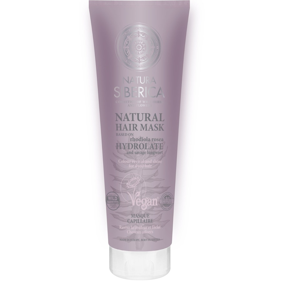 Natura Siberica - Masque Capillaire Vegan Brillance et Réparation Cheveux colorés Masque et cure cheveux 200 ml unisex