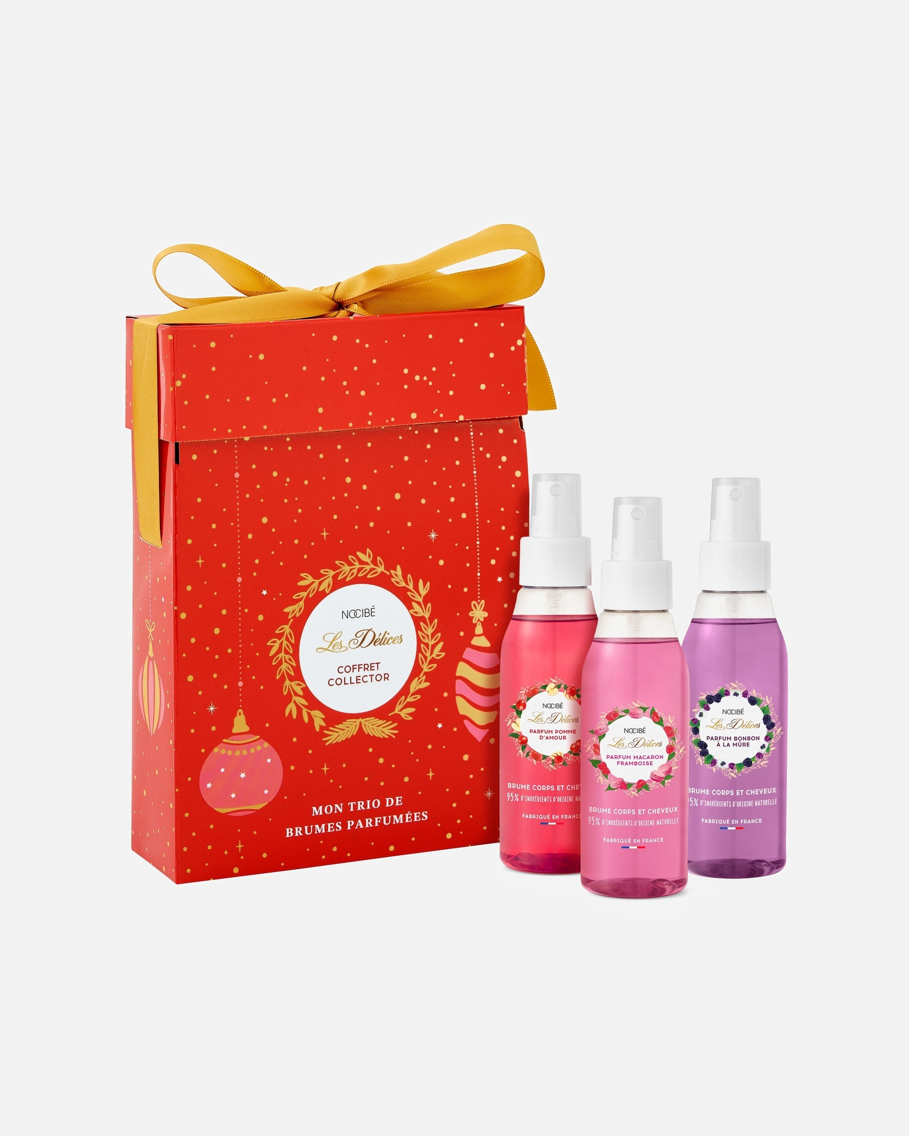 Coffret soin corps pour Unisexe Nocibé Les Délices MON TRIO DE BRUMES PARFUMEES 1 unité