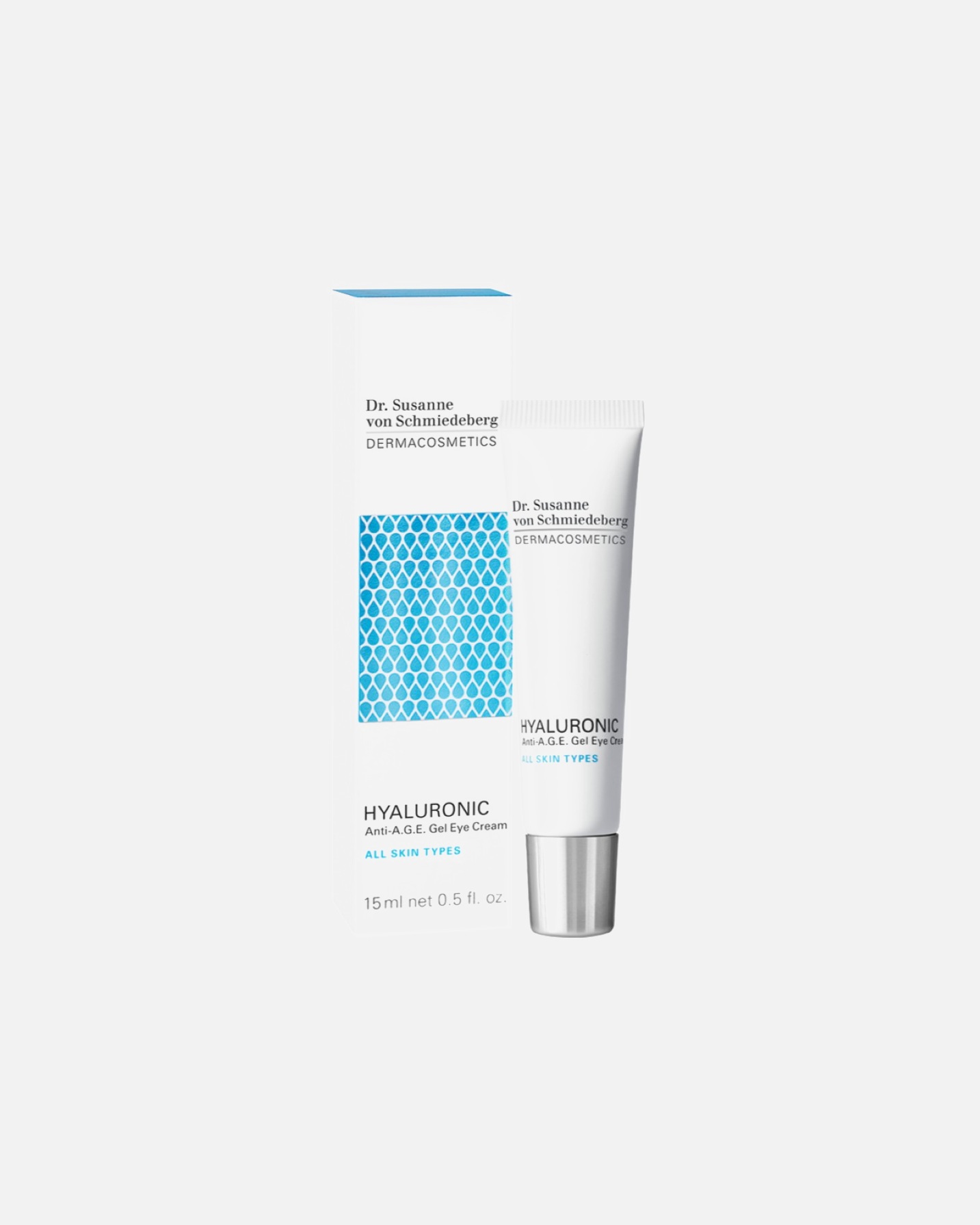 Crème contour des yeux pour Unisexe Dr. Susanne von Schmiedeberg Hyaluronic Anti-A.G.E. Gel Eye Cream 15 ml