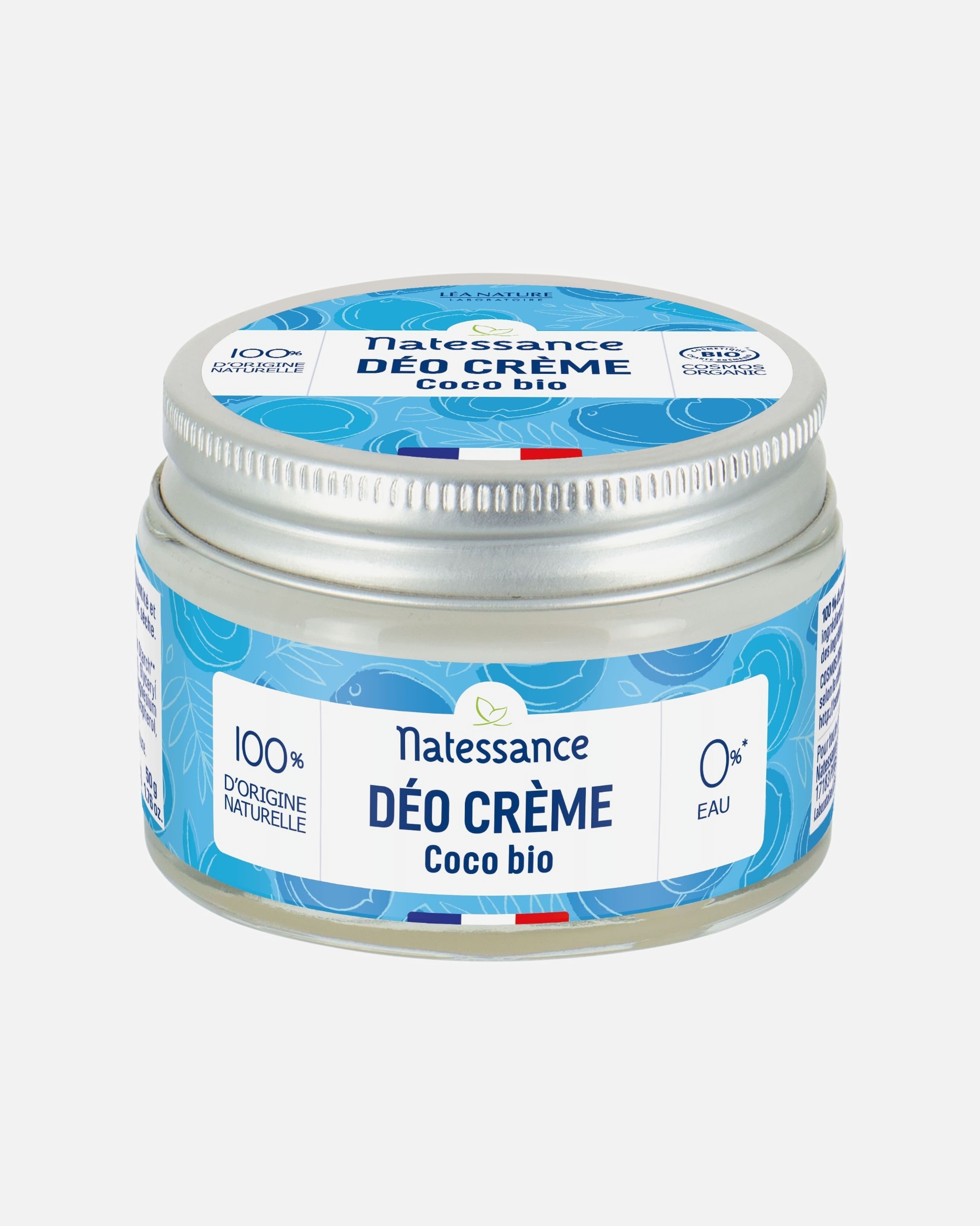 Déodorant pour Unisexe Natessance Default Brand Line Déo crème coco bio 50 g