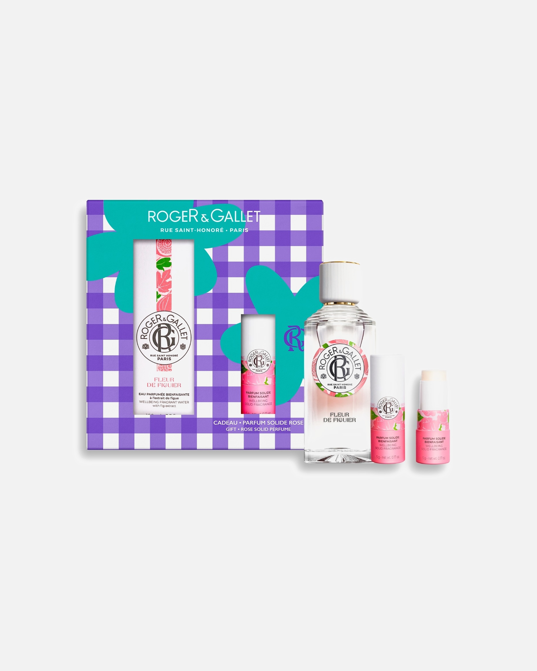 Coffret parfum pour Unisexe Roger & Gallet Eau Parfumée + Parfum Solide 1 unité