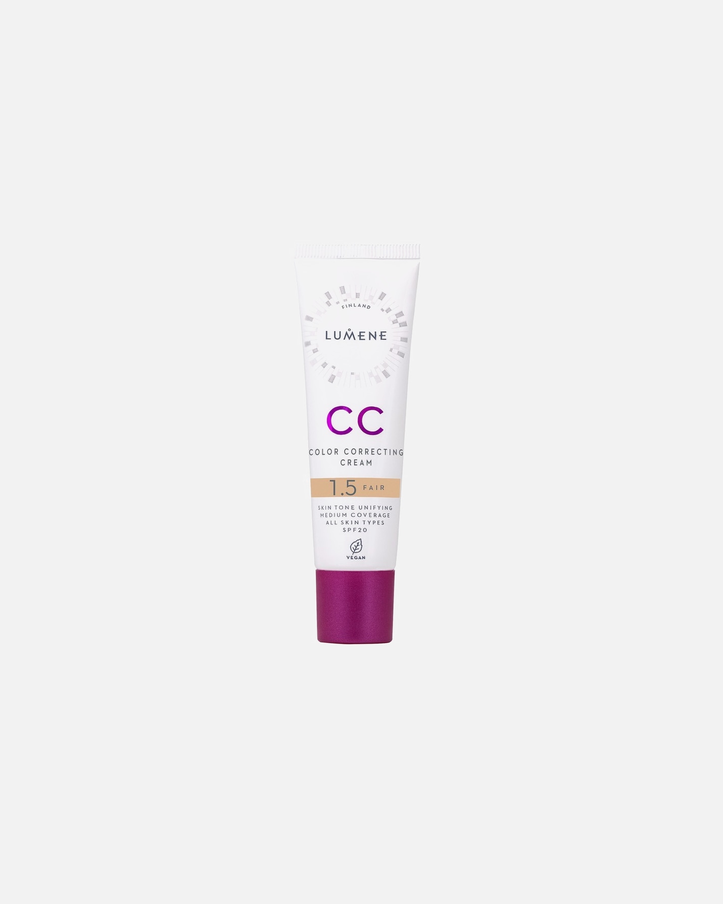 CC crème pour Unisexe Lumene Color Correcting Cream SPF20 FAIR