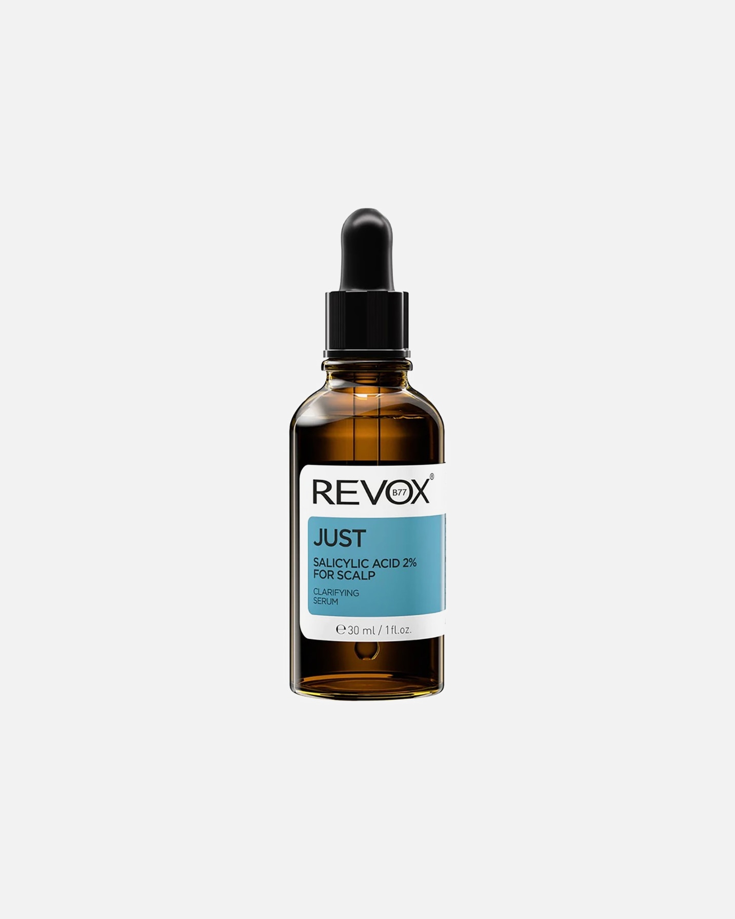 Soin pour le cuir chevelu pour Unisexe REVOX B77 JUST Acide salicylique 2% pour le cuir chevelu 30 ml