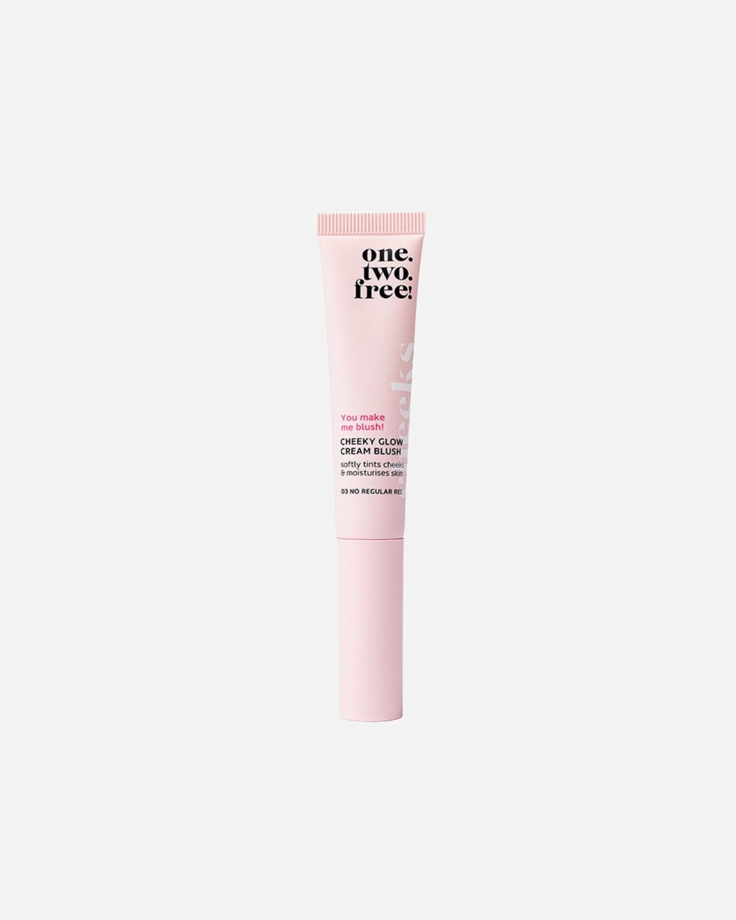 Blush pour Unisexe one.two.free! CHEEKY CREAM BLUSH 03 - REAL RED