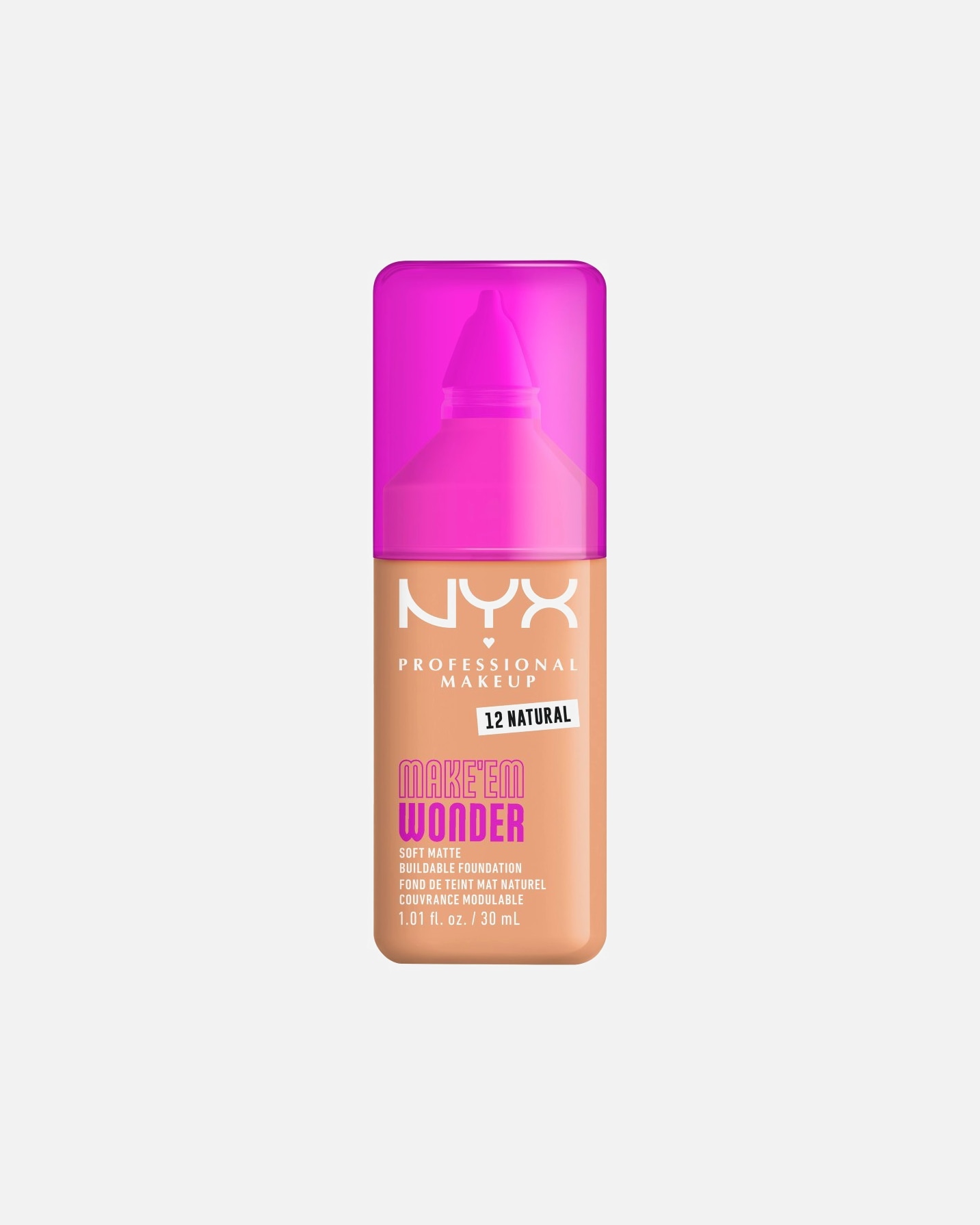 Fond de teint pour Unisexe NYX Professional Makeup Make 'EM Wonder Natural