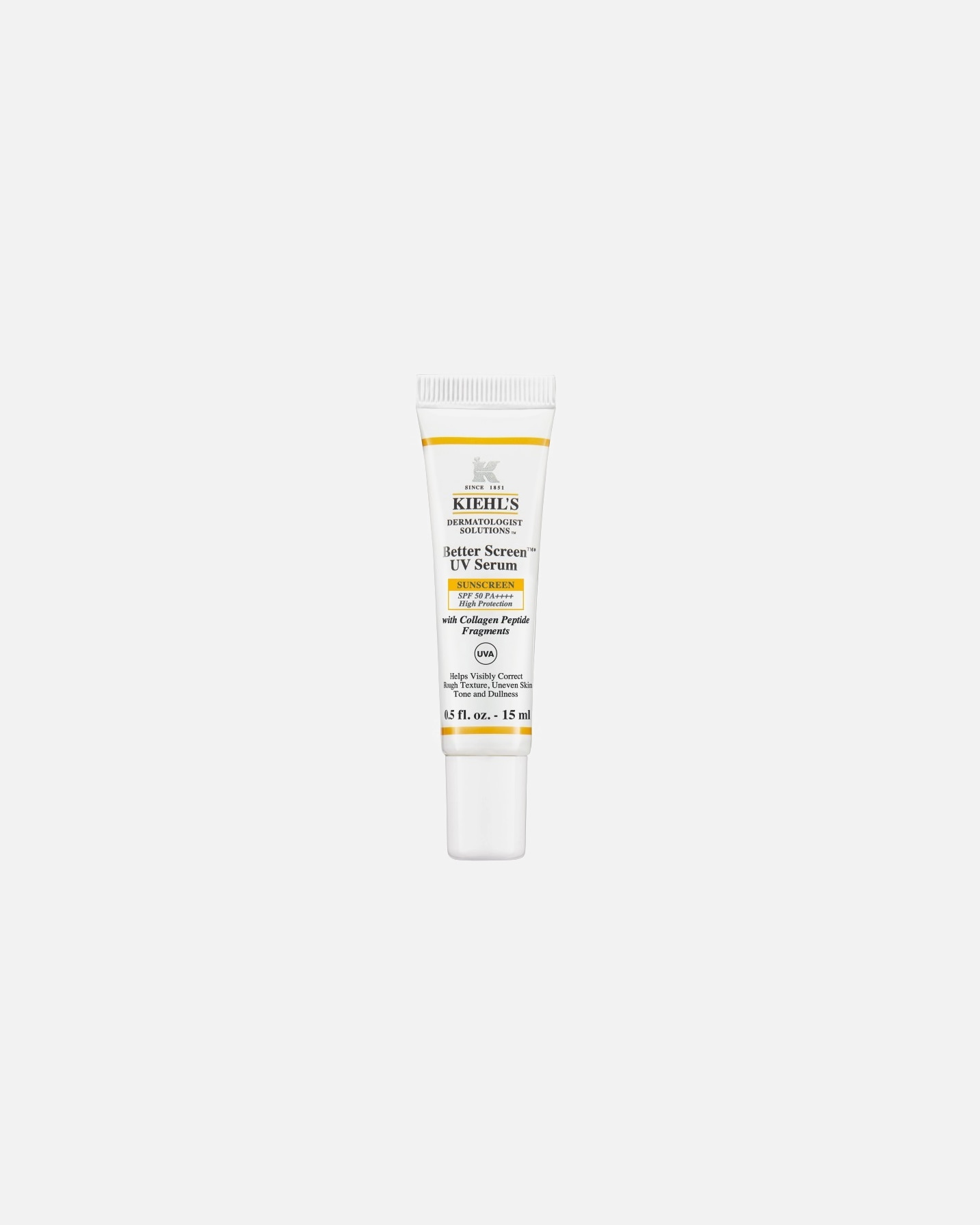 Crème solaire pour Unisexe Kiehl’s Ultra Facial Sérum UV Collagène SPF50+ 15 ml