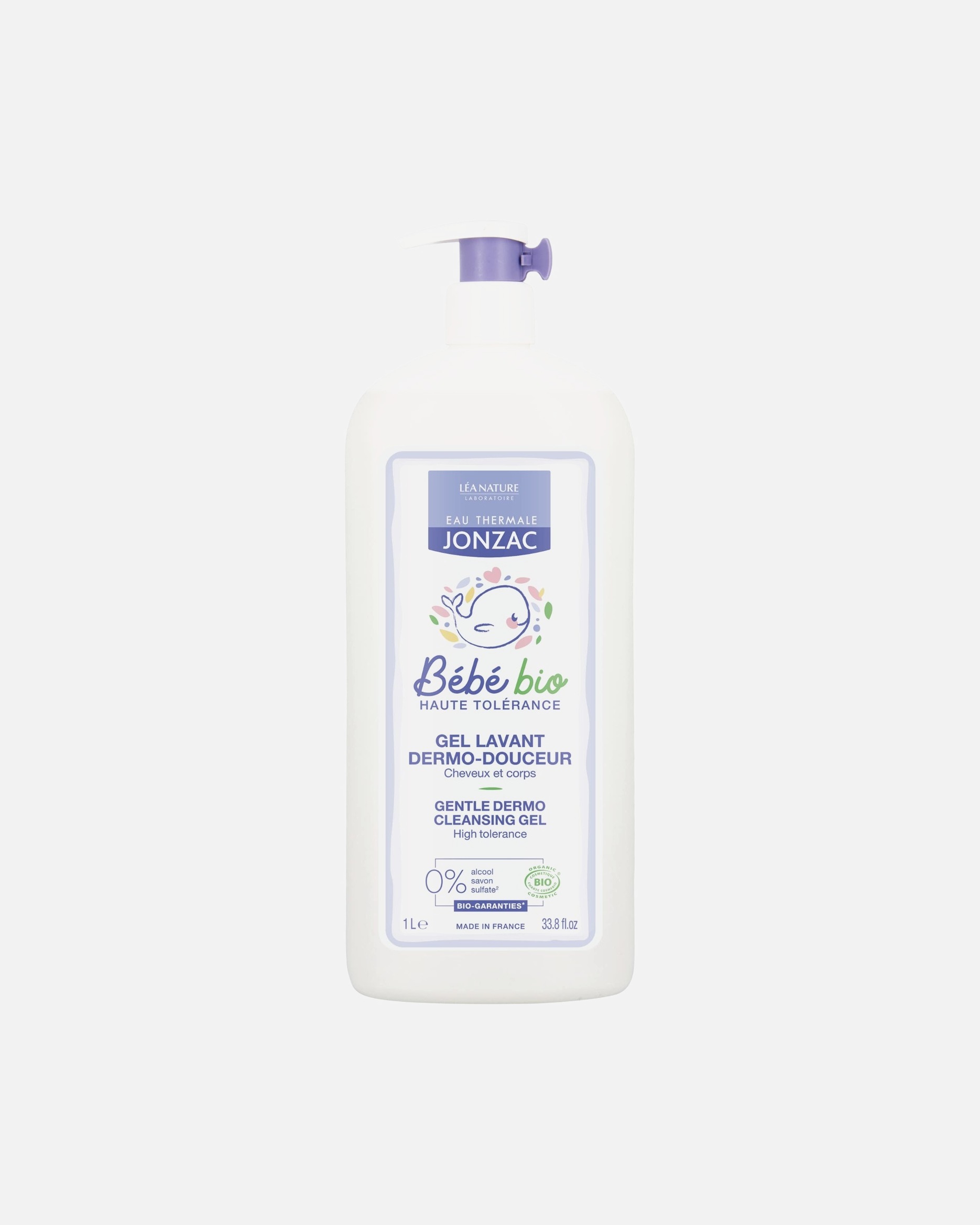 Gel douche bébé pour Unisexe Jonzac Gel lavant dermo-douceur 1000 ml
