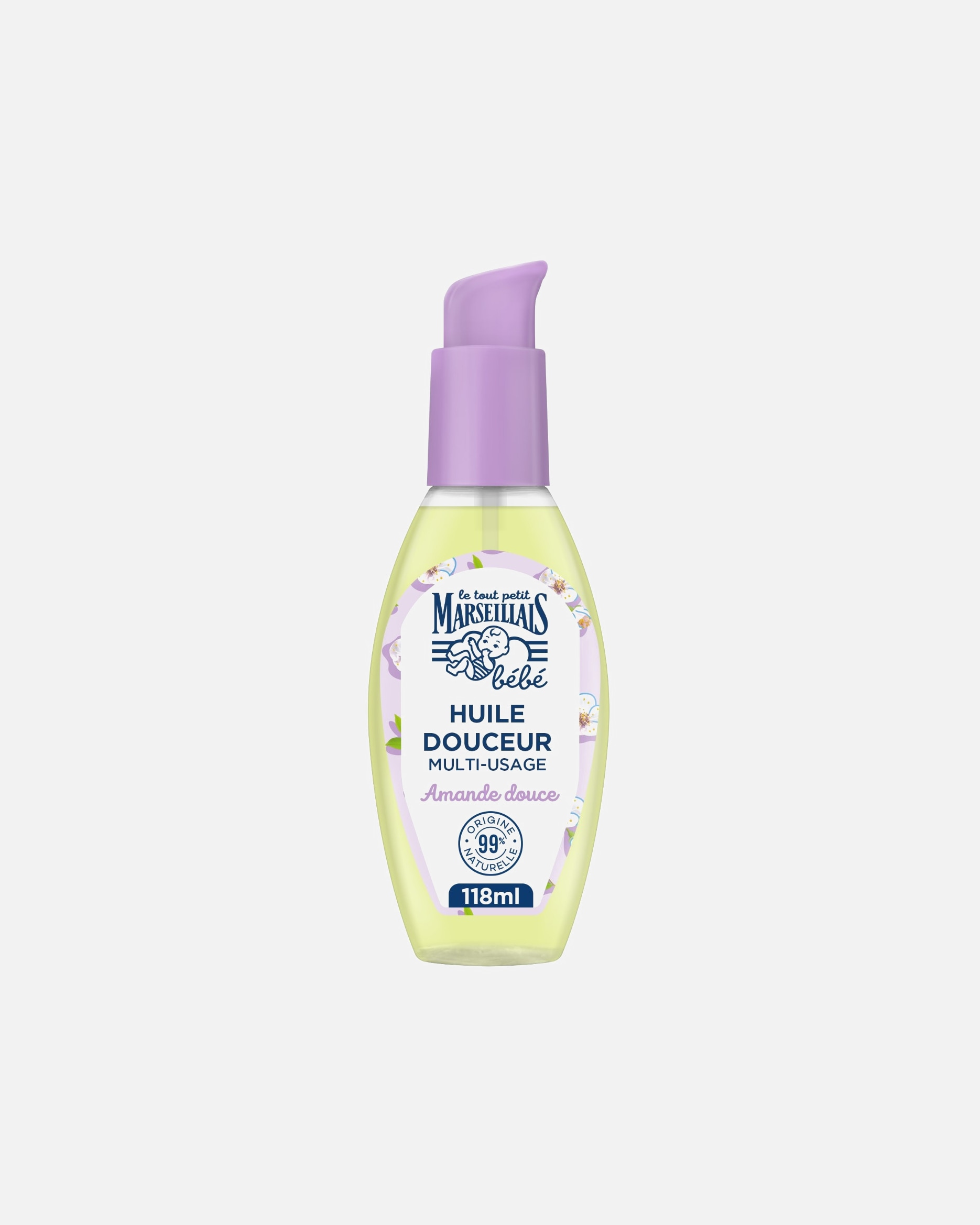Huile pour bébé pour Unisexe Le Petit Marseillais Huile Multi-Usage Amande Douce 118 ml