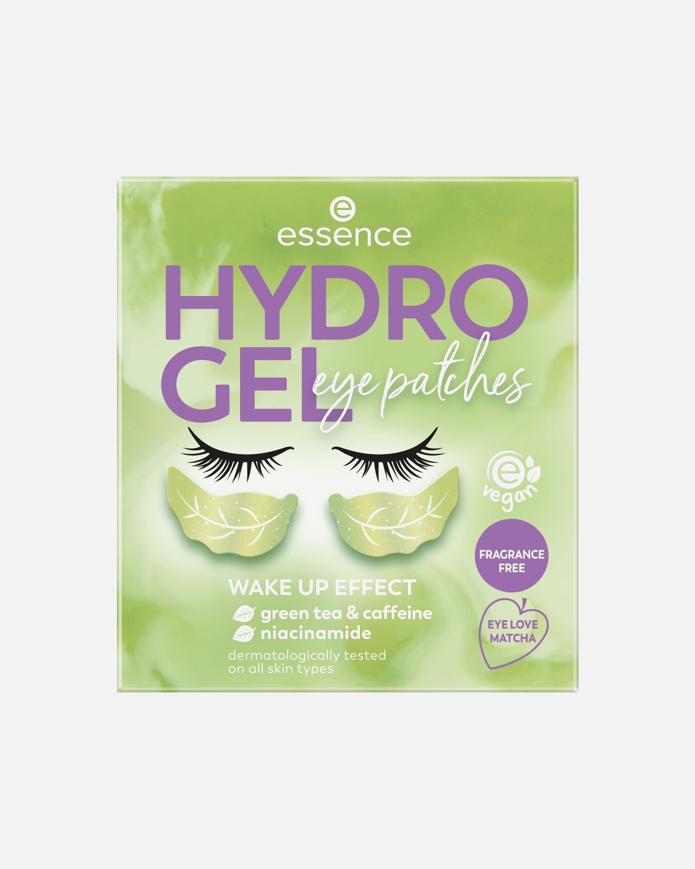 Patchs yeux pour Unisexe Essence HYDRO GEL 05, Eye Love Matcha