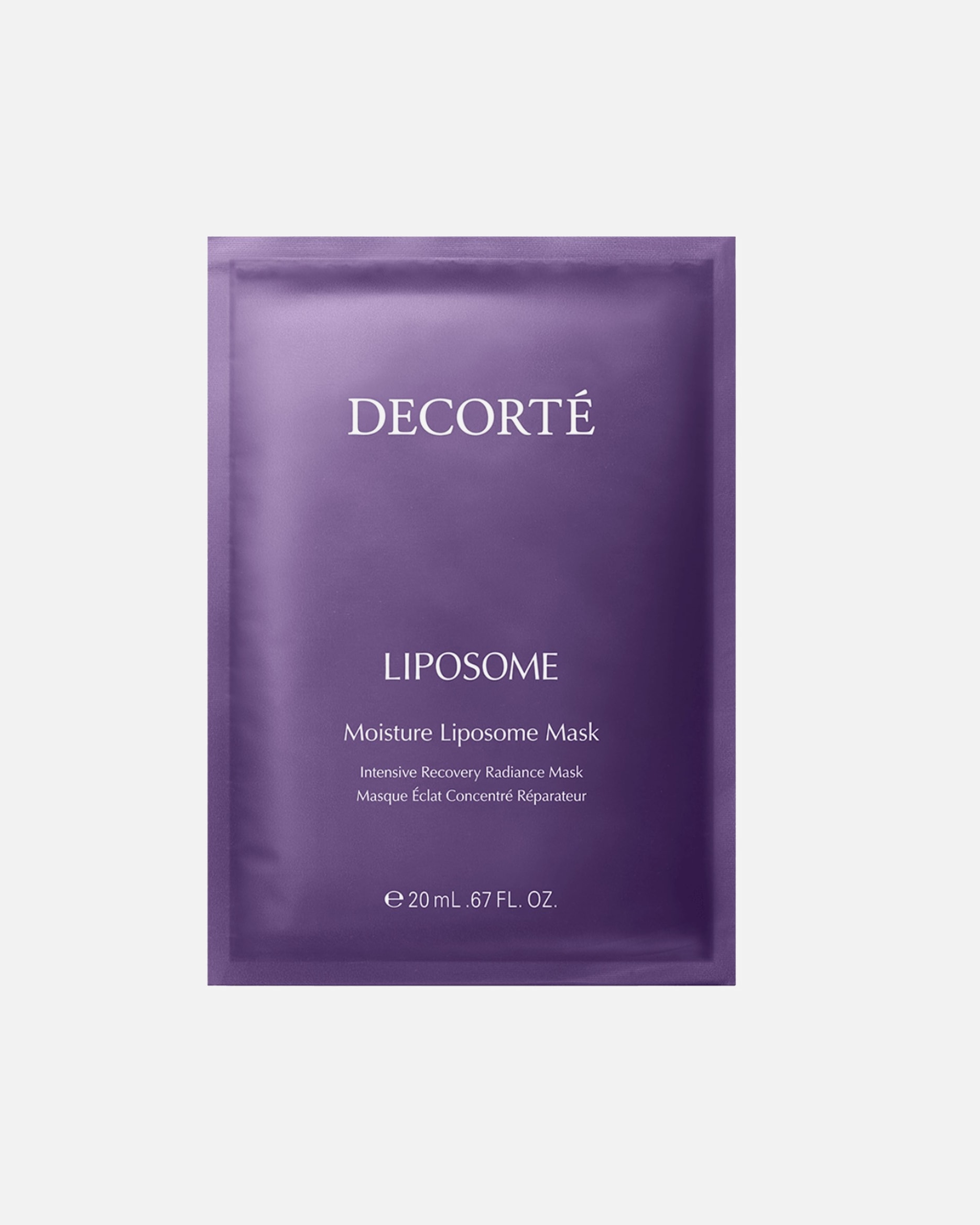 Masque tissu pour Unisexe Decorté Liposome Advanced Éclat Concentré Réparateur Liposome 20 ml
