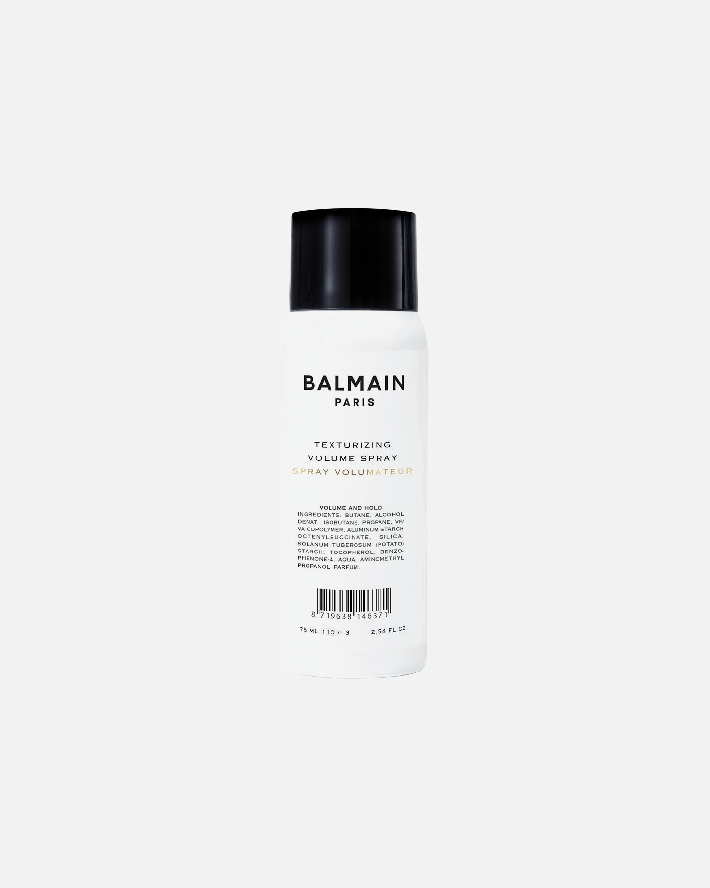 Spray cheveux pour Unisexe Balmain Hair Couture HC Travel Texturizing Volume Spray 75 ml