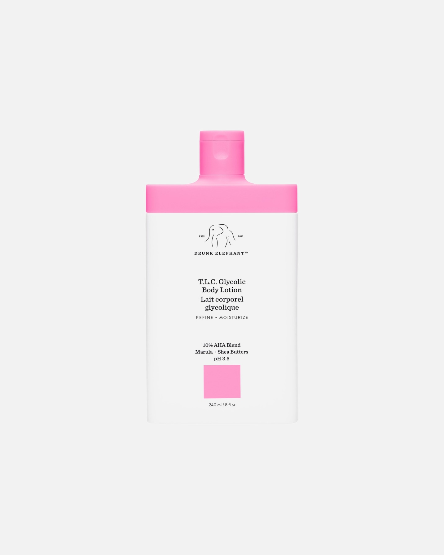 Lotion pour le corps pour Unisexe Drunk Elephant T.L.C. Glycolic Body Lotion 240 ml