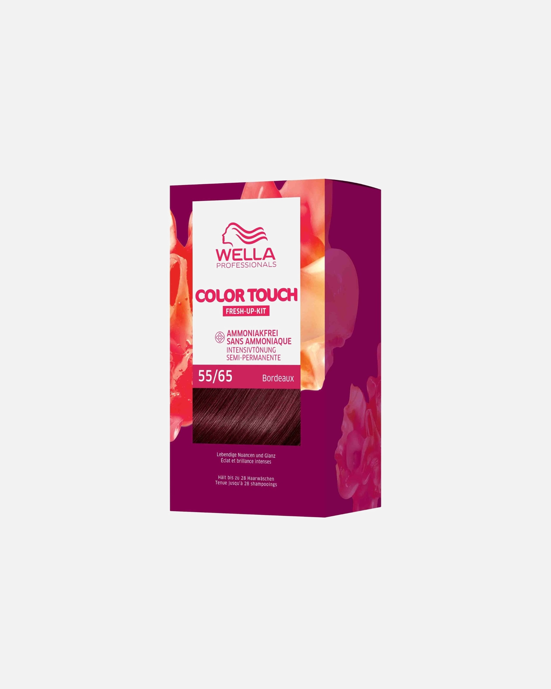 Coloration cheveux pour Unisexe Wella Professionals Color Touch Fresh-Up-Kit No. 55/65 - Bordeaux