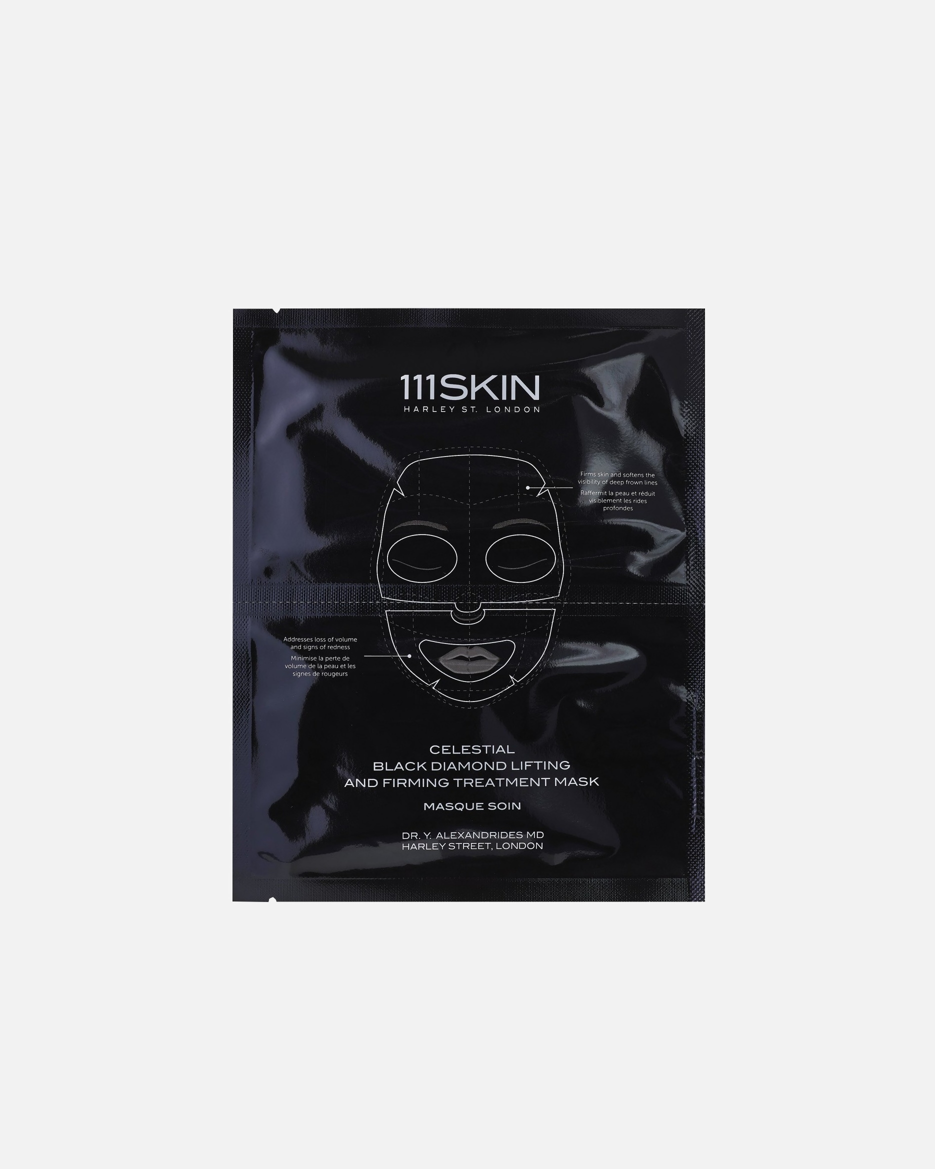Masque anti-âge pour Unisexe 111Skin Celestial Black Diamond Lifting And Firming Mask Face Single 31 ml