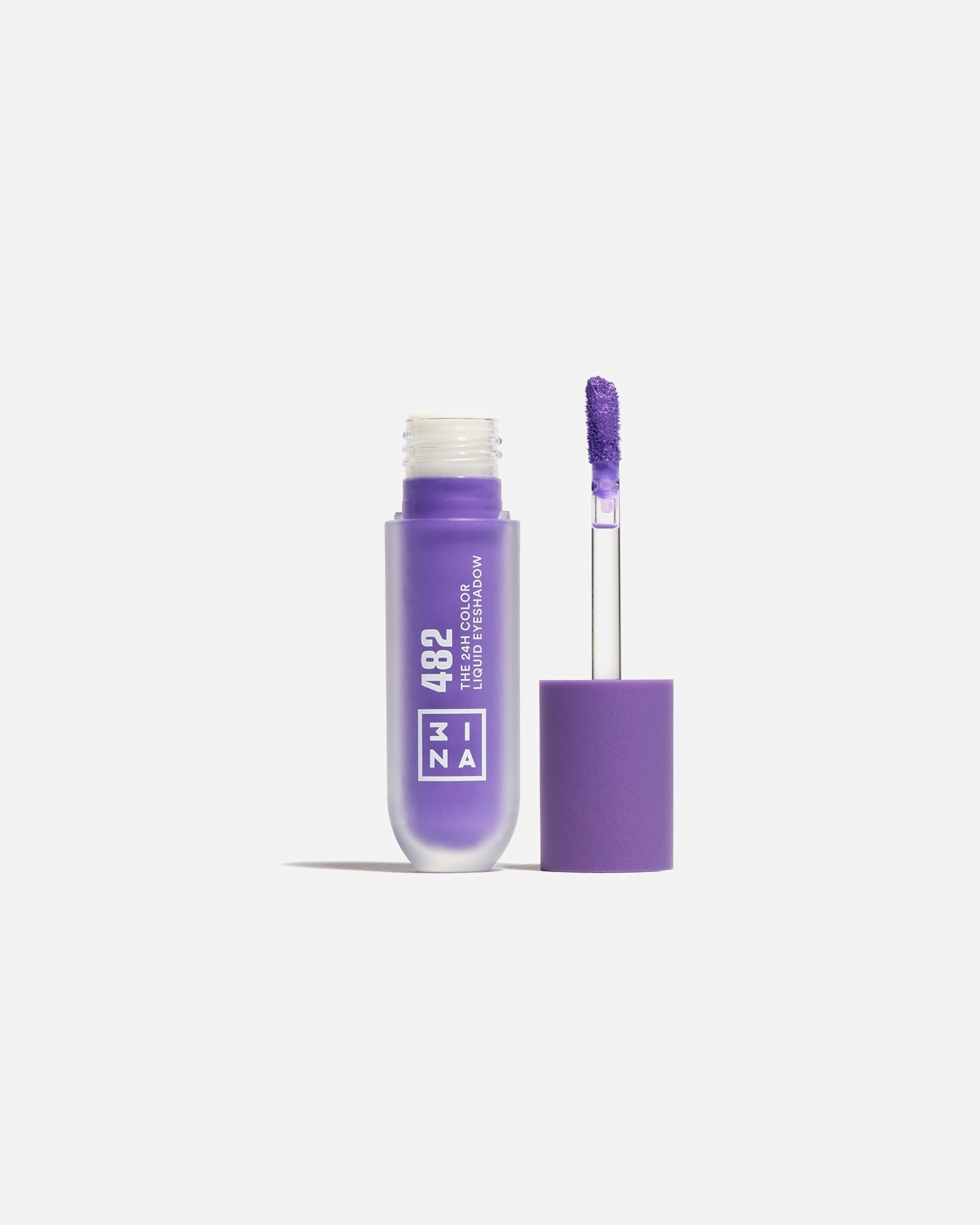 Ombre à paupières pour Unisexe 3INA The 24H Color Liquid Glossy Eyeshadow 482 - Electric violet