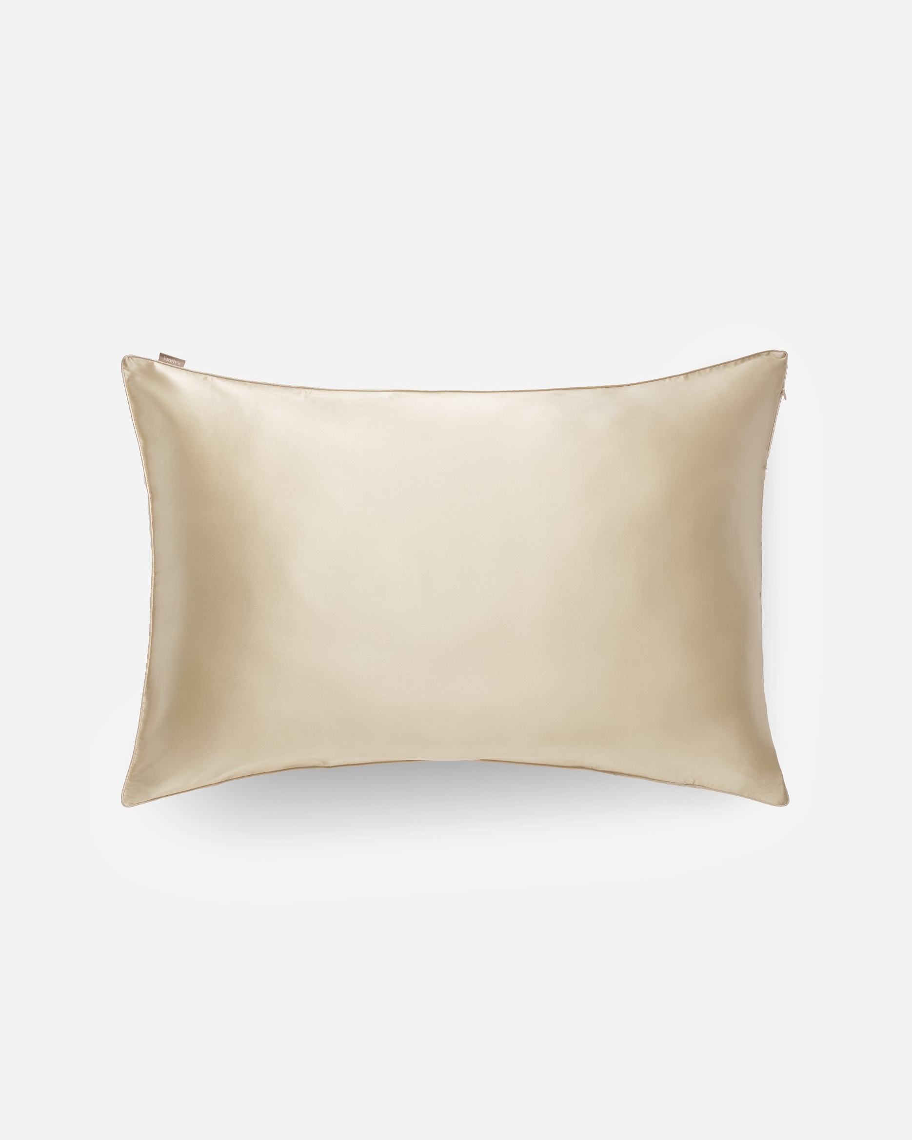 Housse de coussin pour Unisexe Emily's Pillow Default Brand Line Taie d'oreiller en soie - 51x76cm Champagne