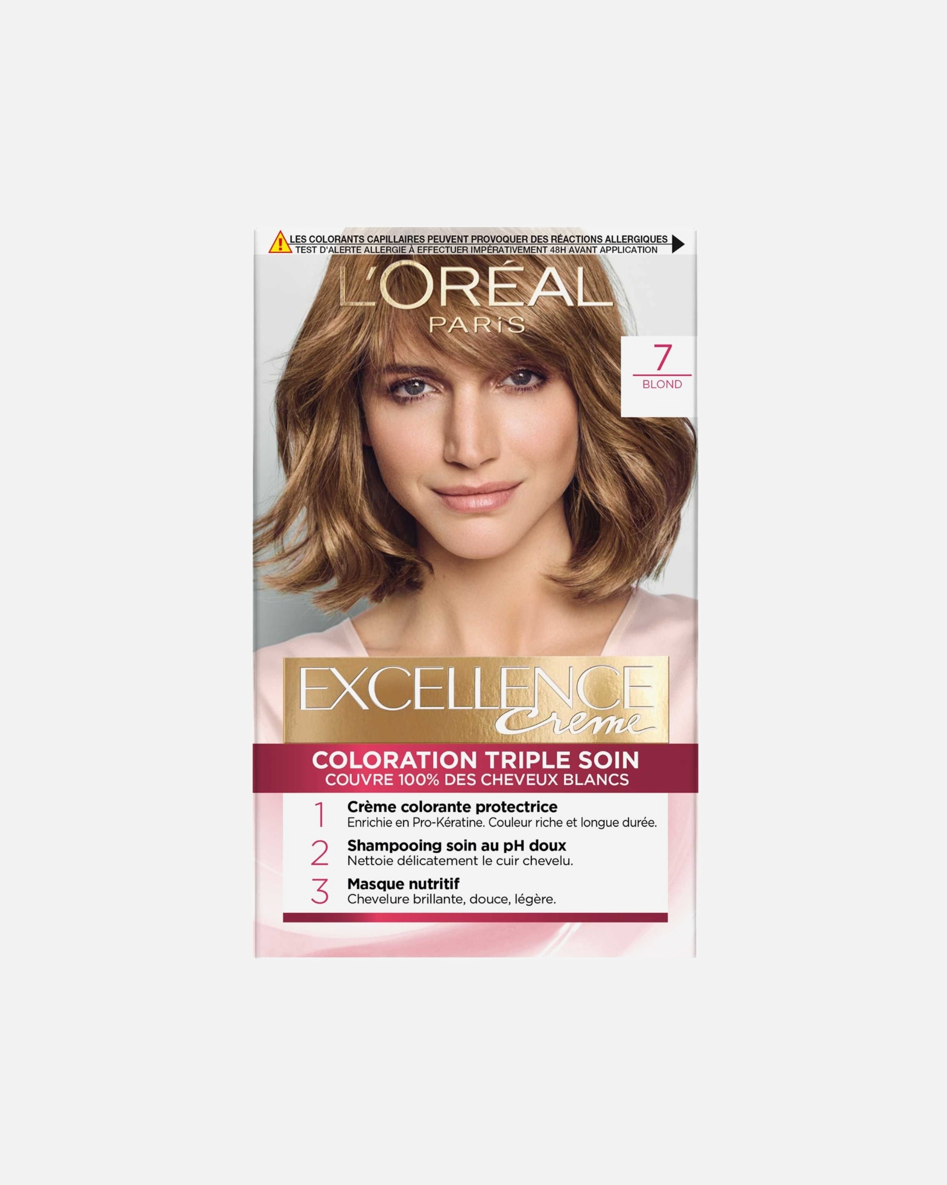 Coloration cheveux pour Femme L’Oréal Paris Excellence Crème Coloration 07 - Blond