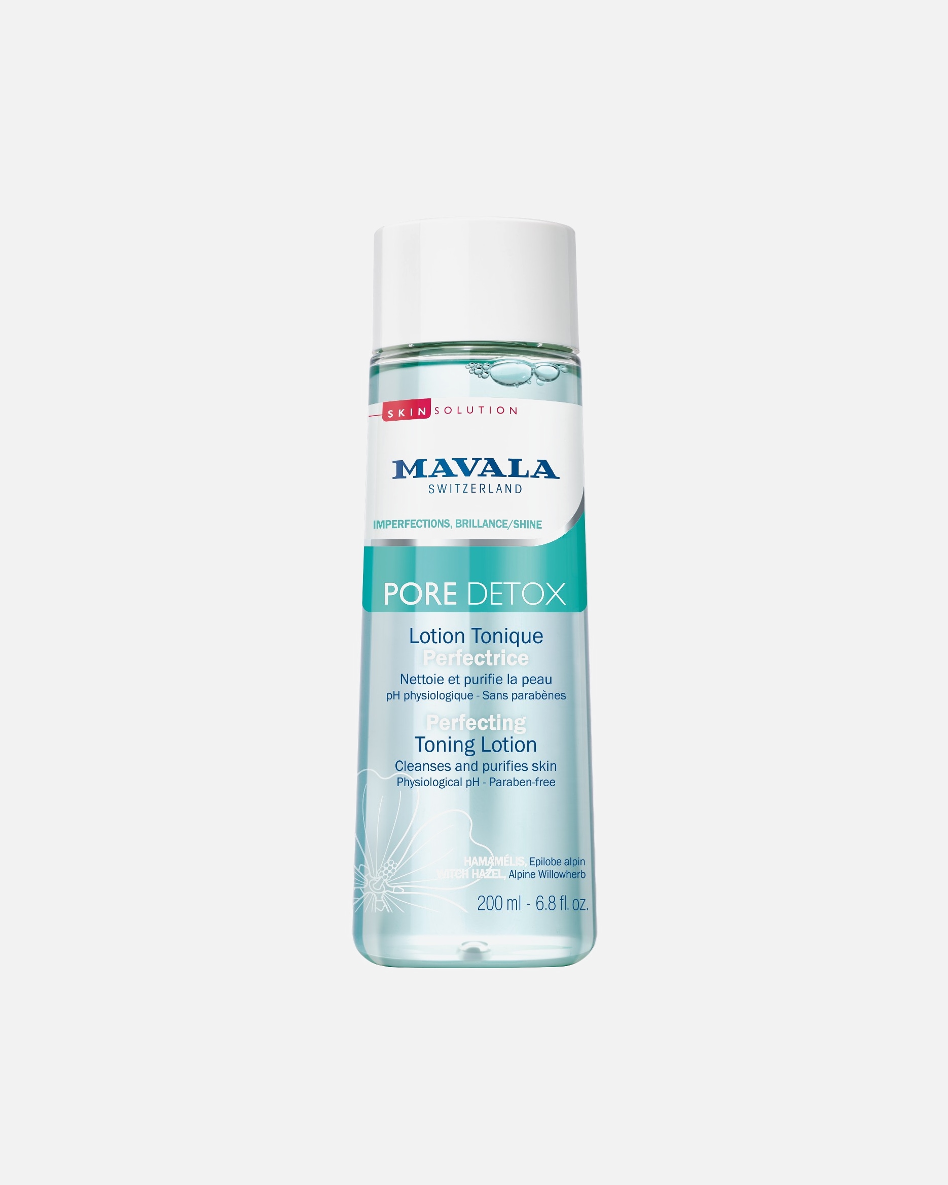 Tonique pour le visage pour Unisexe Mavala PORE DETOX Lotion Tonique Perfectrice 200 ml