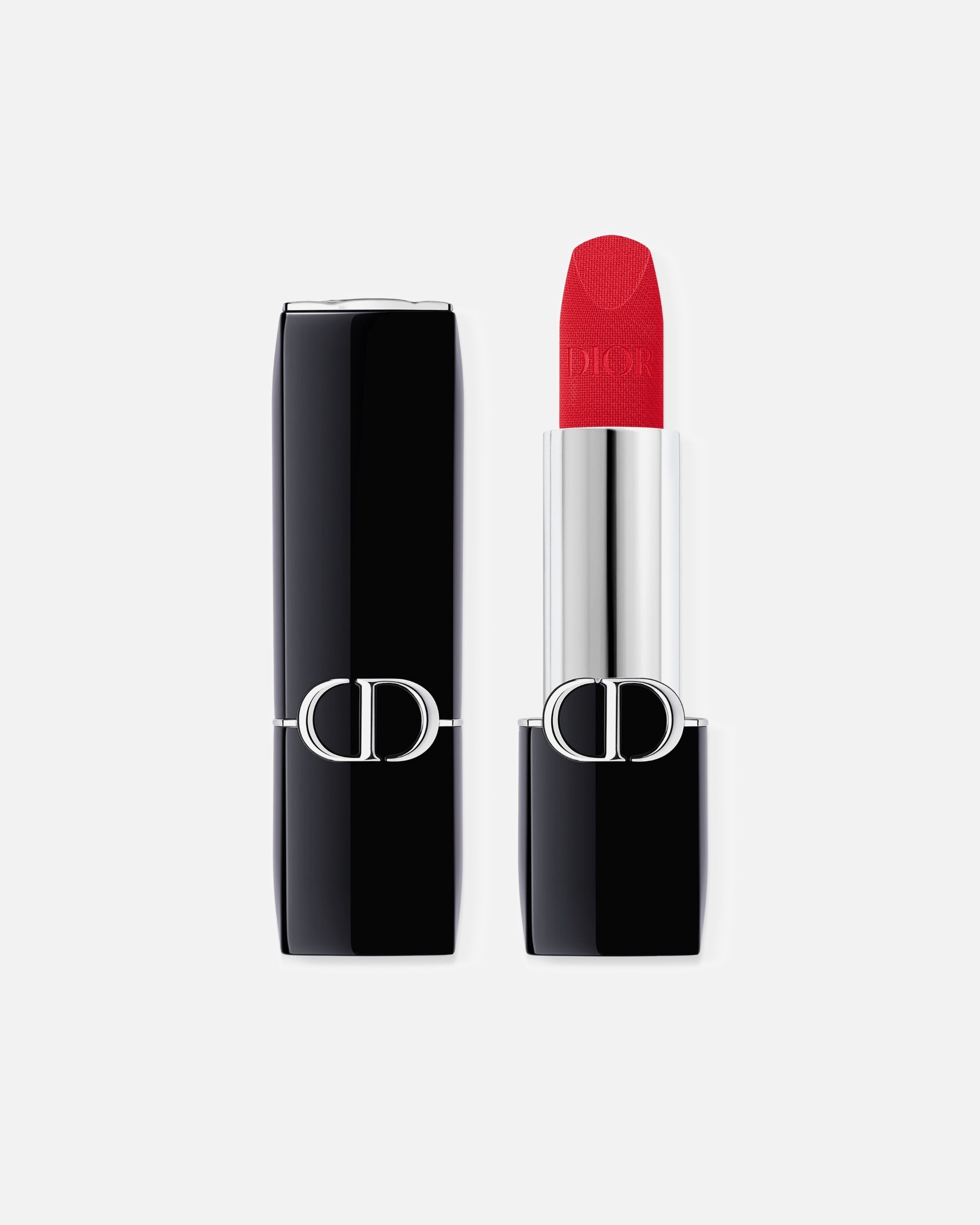 Rouge à lèvres pour Unisexe DIOR Rouge Dior Confort et longue tenue - 2 finis : velvet et satin Velours 666 - Rouge en Diable