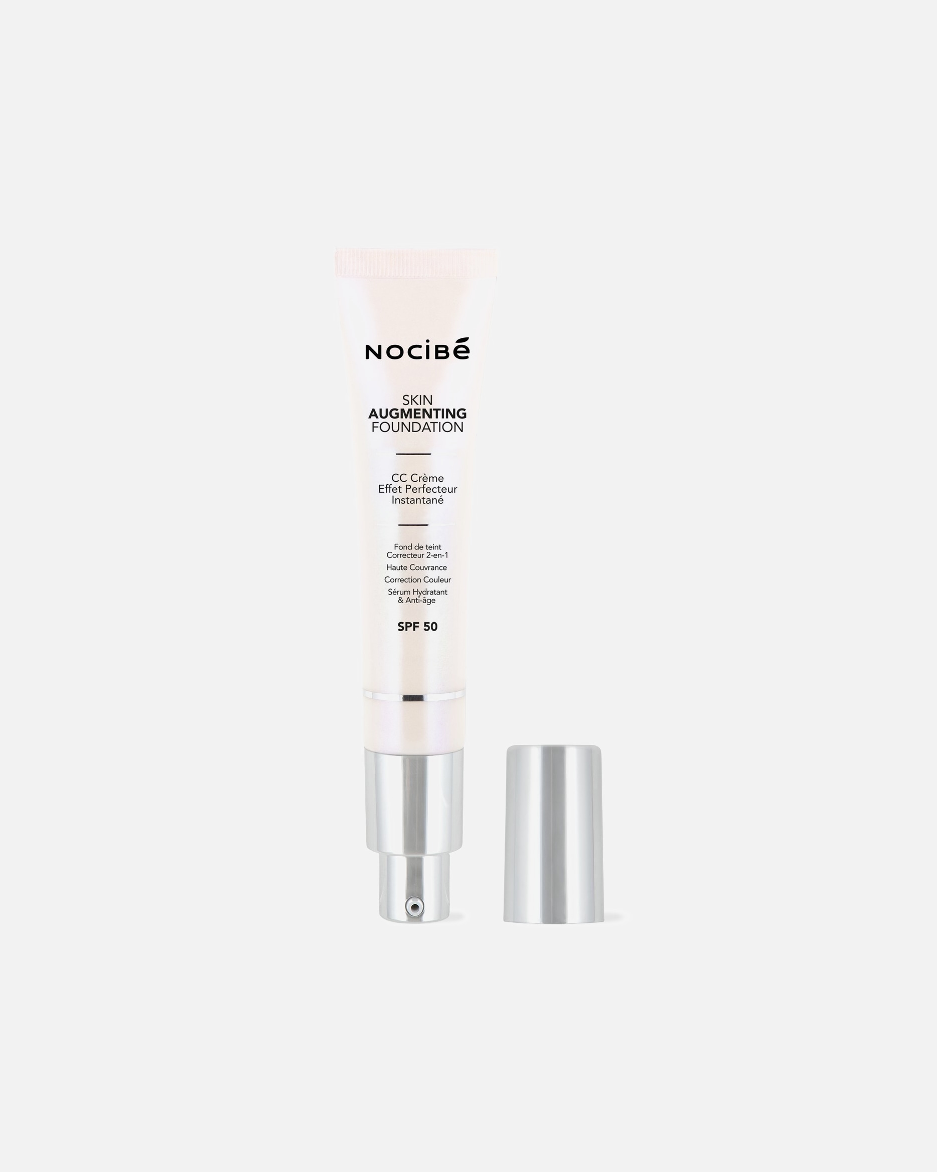 Fond de teint pour Unisexe Nocibé Ligne de marque standard Skin Augmenting Foundation - Haute Couvrance SPF 50 08 - Neutral Tan