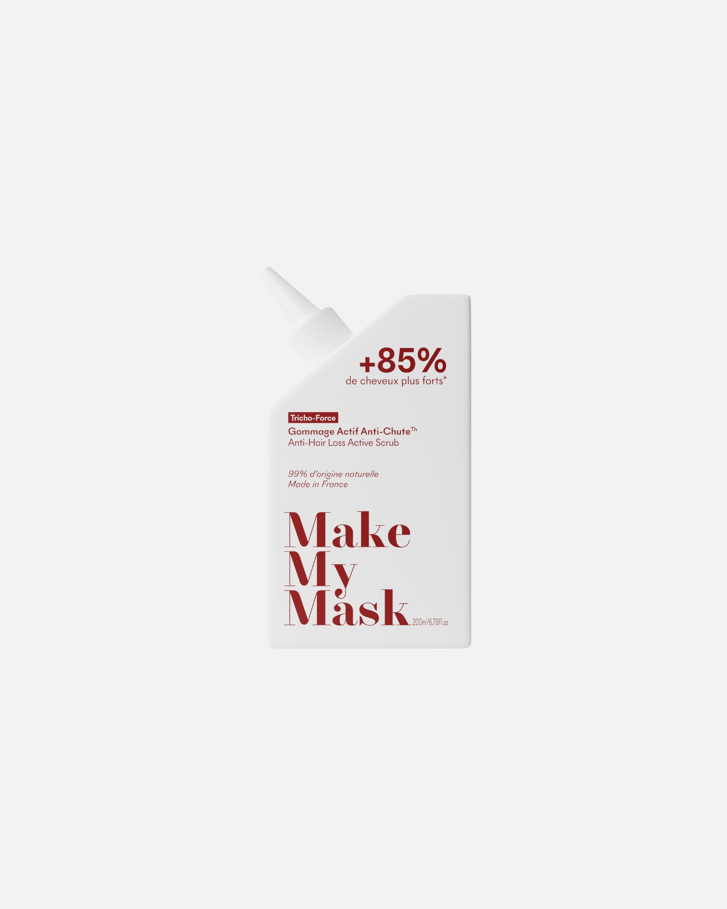 Gommage pour le cuir chevelu pour Unisexe MakeMyMask Default Brand Line Pré-shampoing gommage anti-chute 200 ml