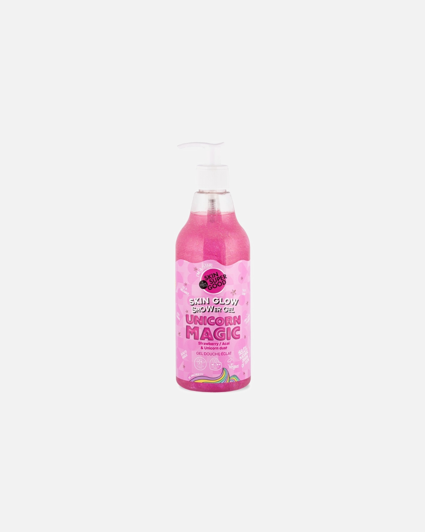 Gel douche pour Unisexe Organic Shop Gel douche éclat Unicorn Magic 500 ml