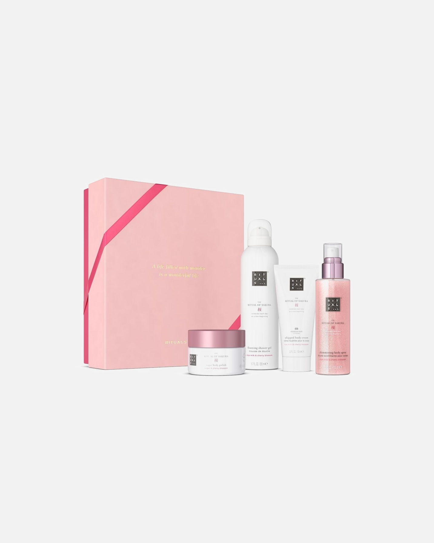 Coffret soin corps pour Femme Rituals The Ritual of Sakura Coffret Cadeau M Corps & Bain 1 unité