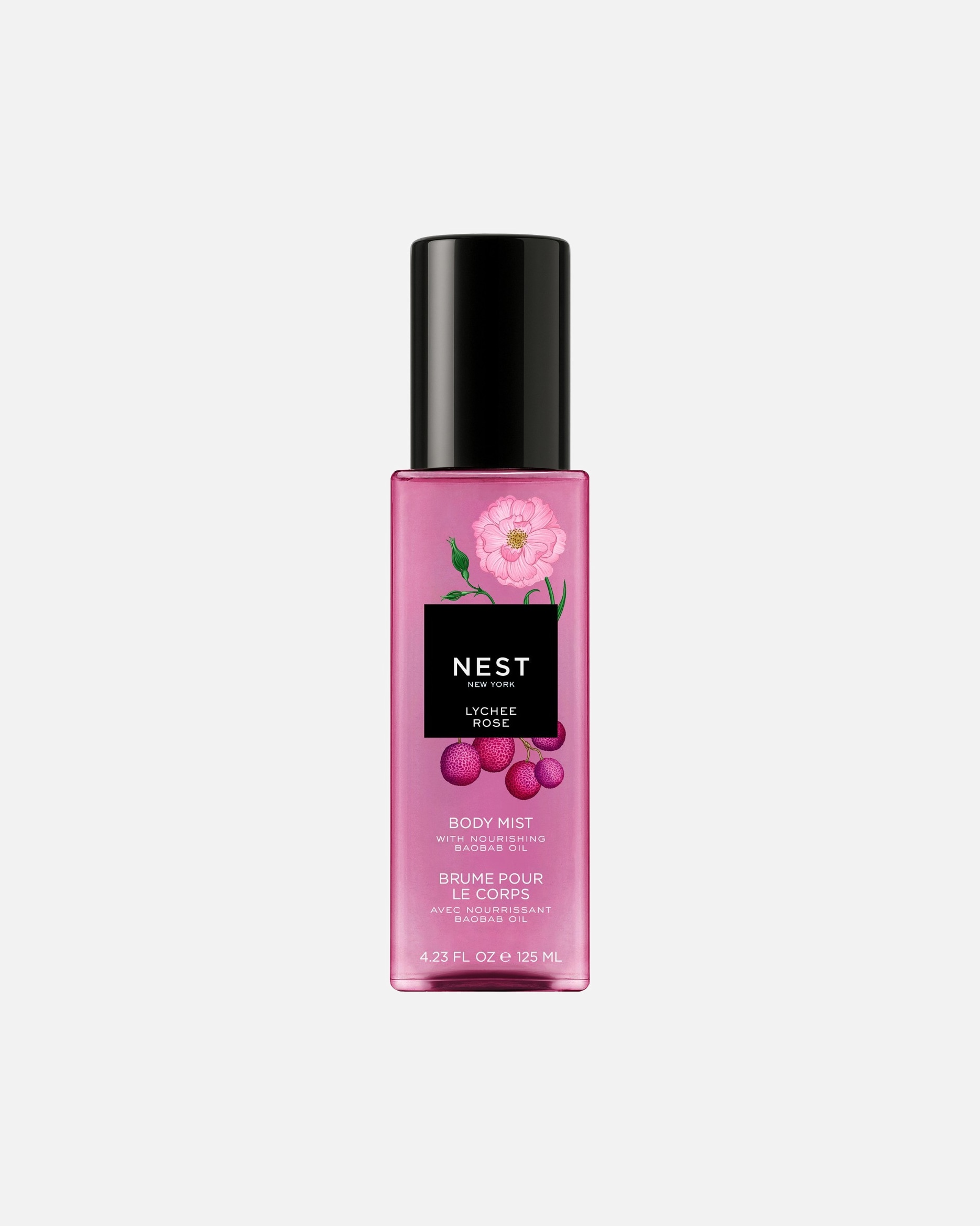 Spray pour le corps pour Femme NEST NEW YORK Lychee Rose Litchi Rose 125 ml