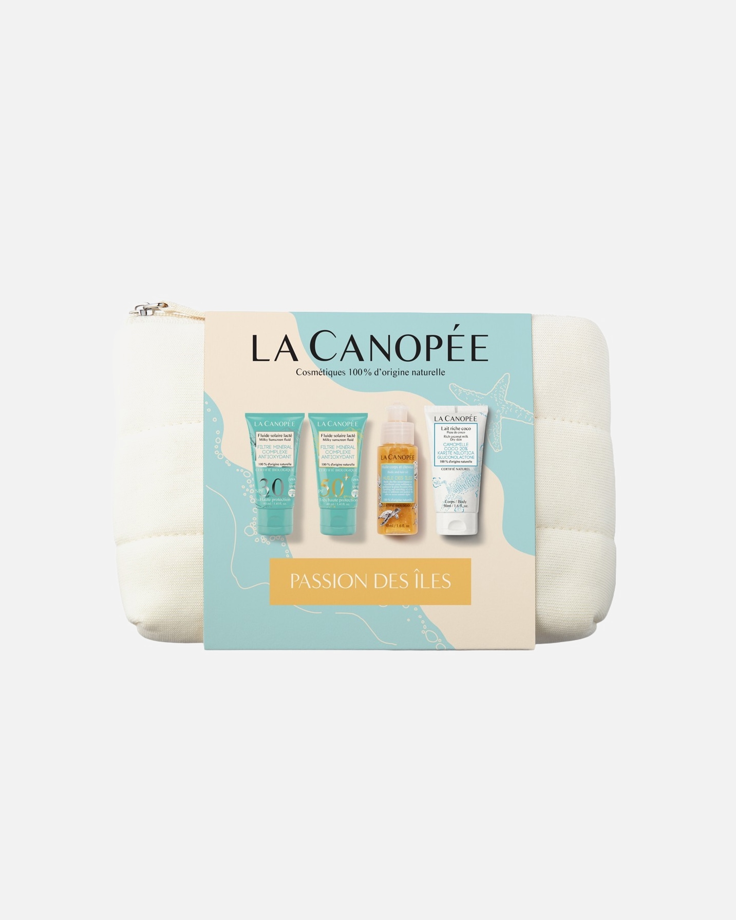 Kit de Soins Solaires pour Unisexe La Canopée Passion des îles 1 unité