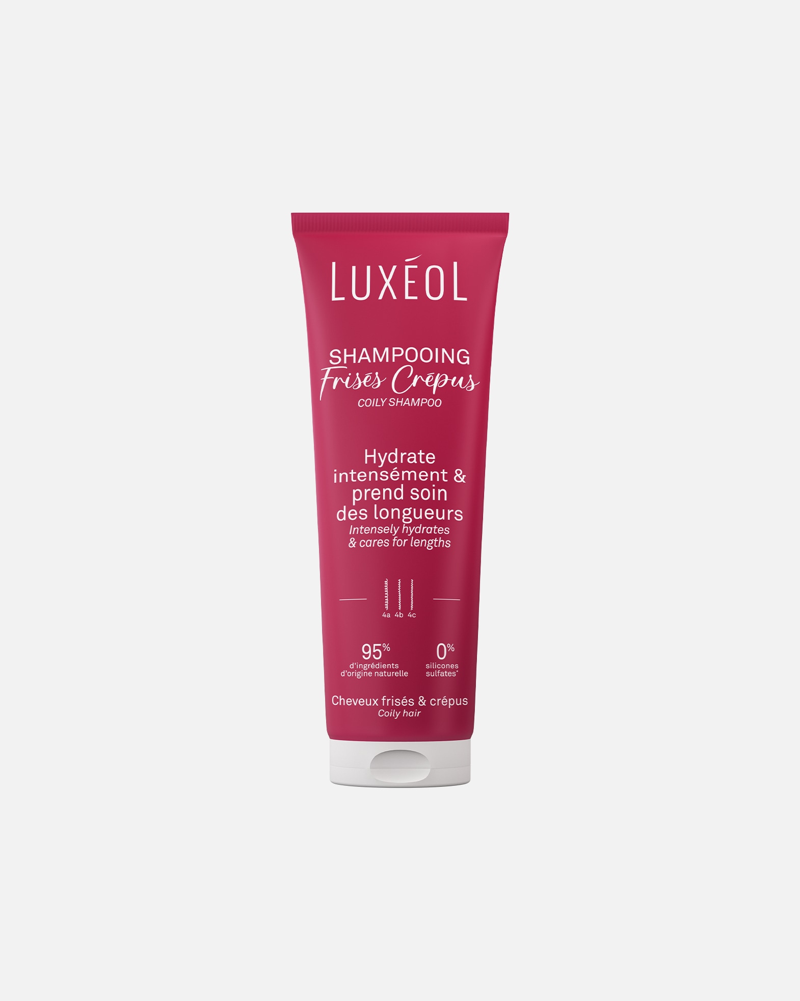 Shampooing pour Unisexe Luxéol Shampooing Frisés/Crépus 250 ml