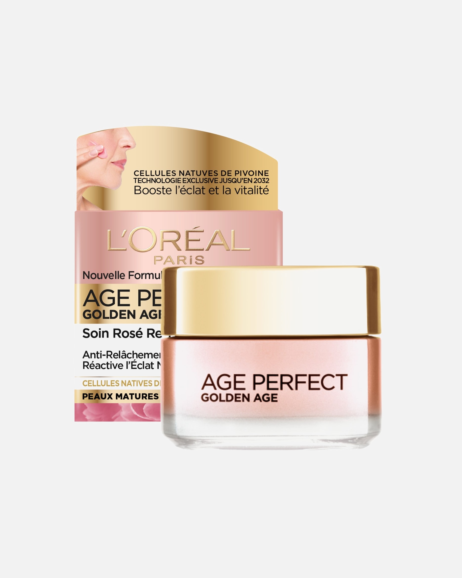 Crème de Jour pour Femme L’Oréal Paris Golden Age Soin Jour Rosé Re-Fortifiant 50 ml
