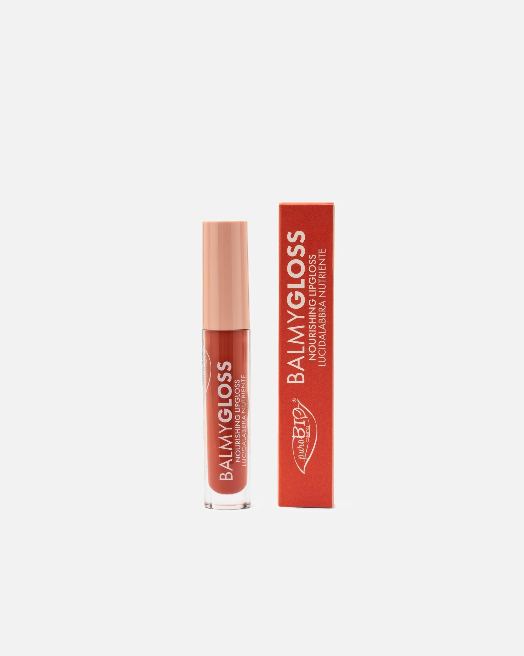 Rouge à lèvres pour Unisexe Purobio BALMY GLOSS 01 pêche nude