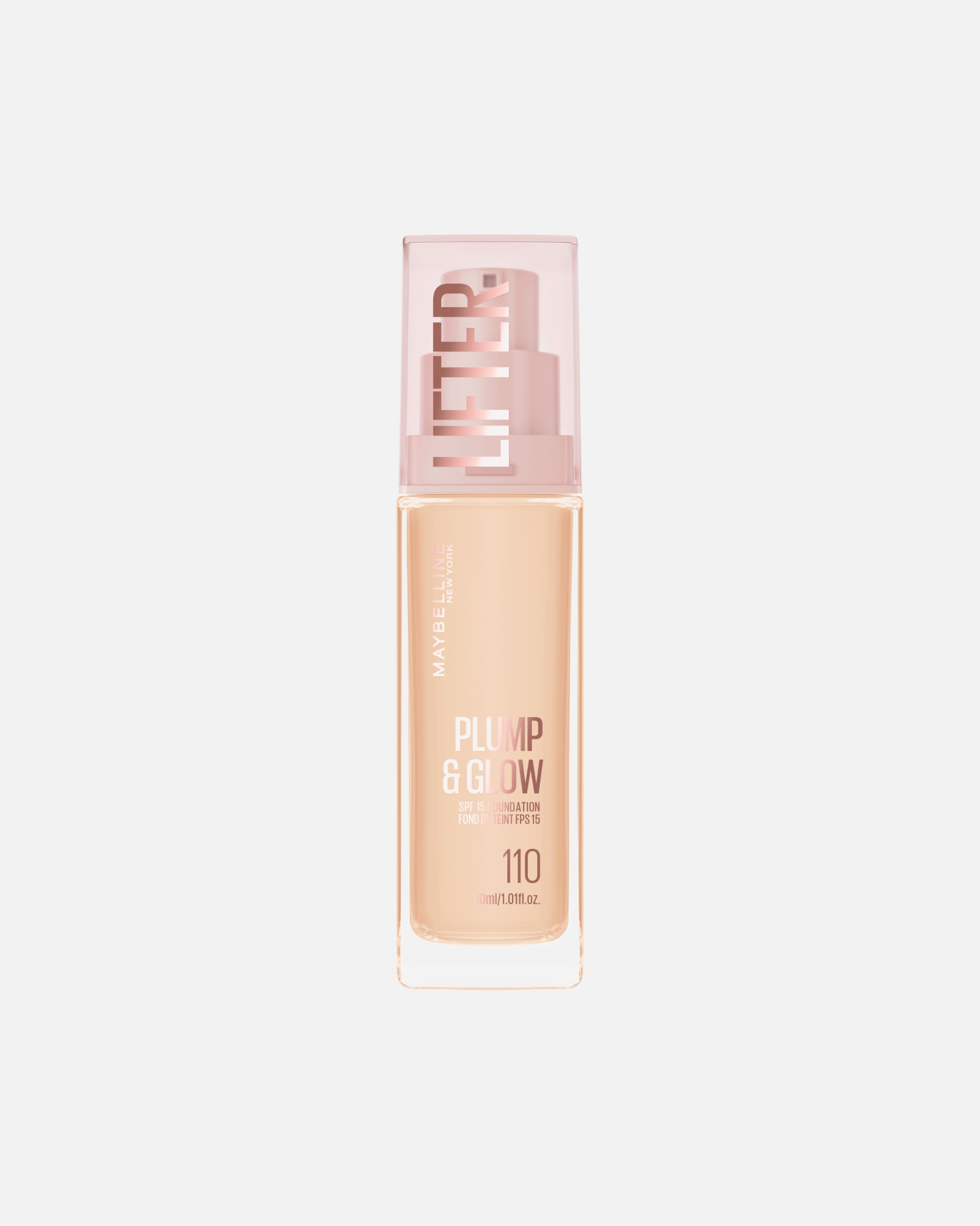 Fond de teint pour Unisexe Maybelline Lifter Plump & Glow 110