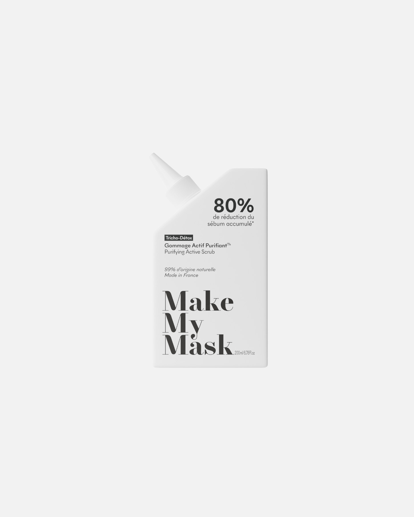 Shampooing sec pour Unisexe MakeMyMask Default Brand Line Naturel 200 ml