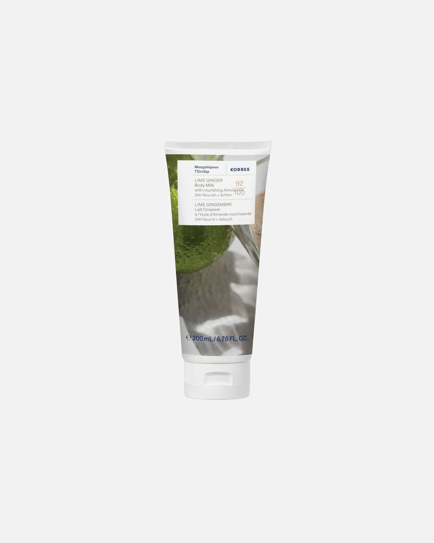 Lotion pour le corps pour Unisexe KORRES Gingembre Lime 200 ml