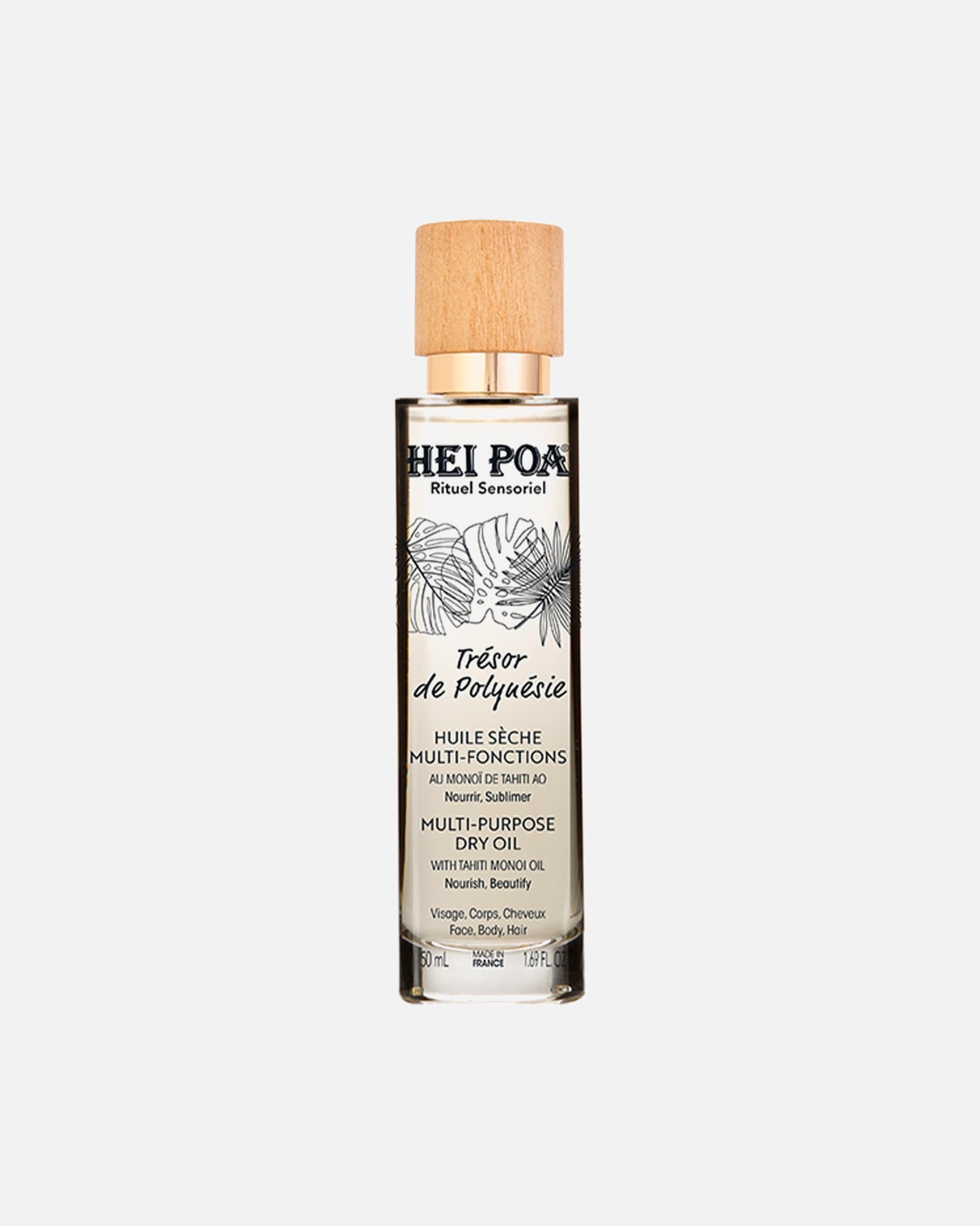 Huile pour le corps pour Unisexe HEI POA Default Brand Line HUILE SECHE TRESOR DE POLYNESIE 50 ml
