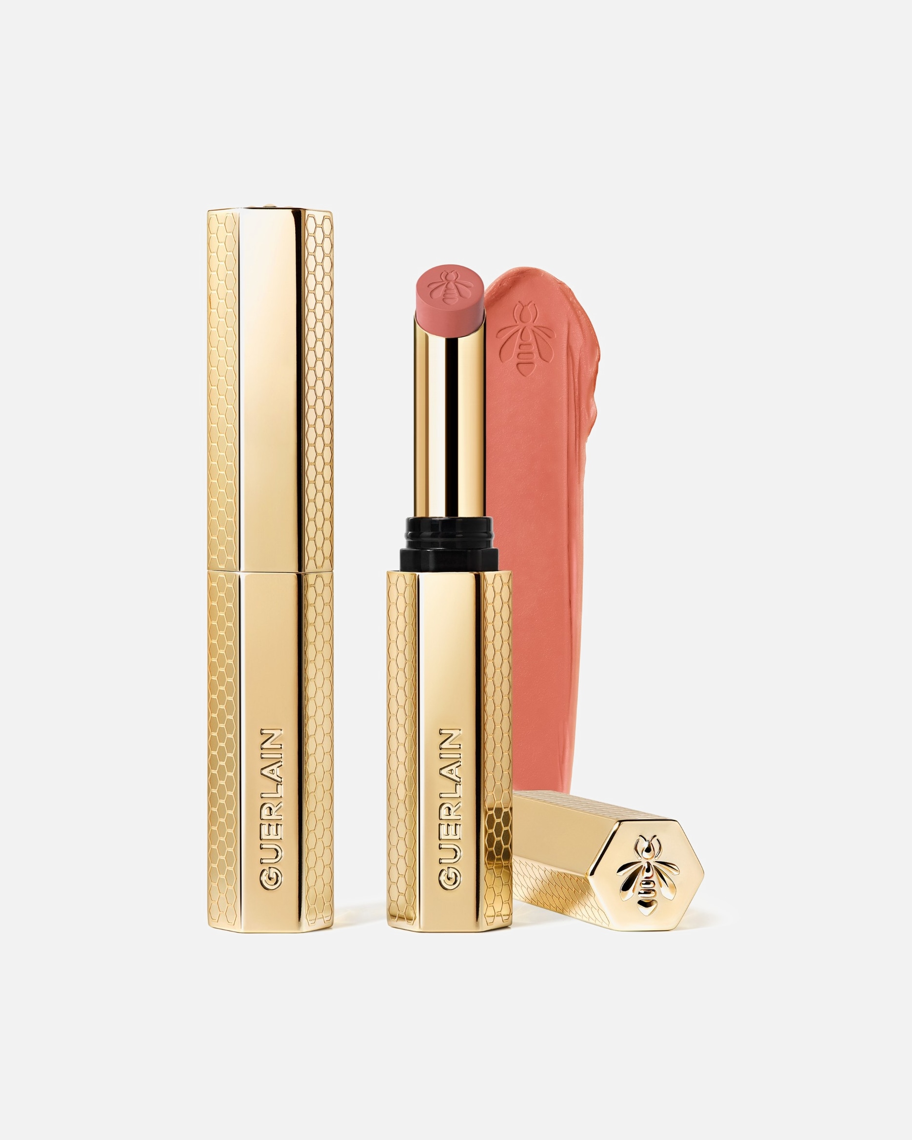 Blush pour Femme Guerlain KissKiss Le Rouge à Lèvres Intense Au Miel - Rechargeable 196 DAISY ROSE