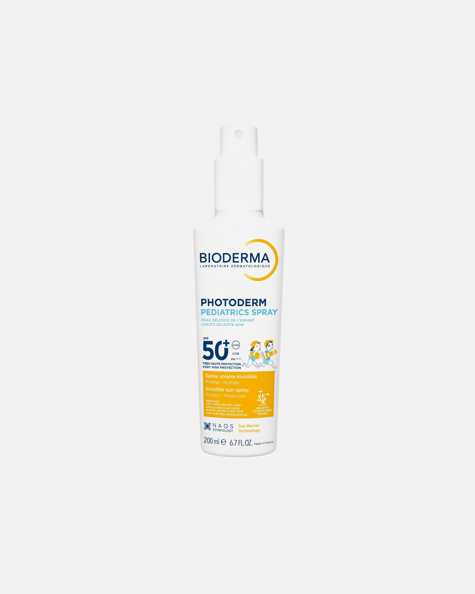 Crème solaire pour le corps pour Unisexe Bioderma Photoderm PEDIATRICS Spray SPF50 200 ml