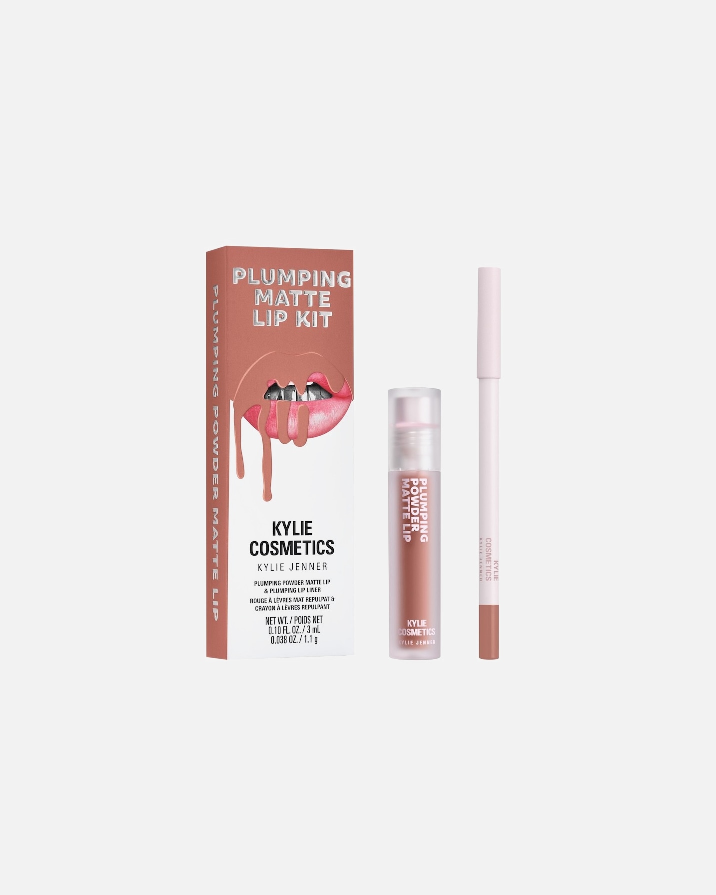 Coffret de maquillage pour les lèvres pour Unisexe KYLIE COSMETICS Plumping Matte Lip Kit 703 – Dolce K