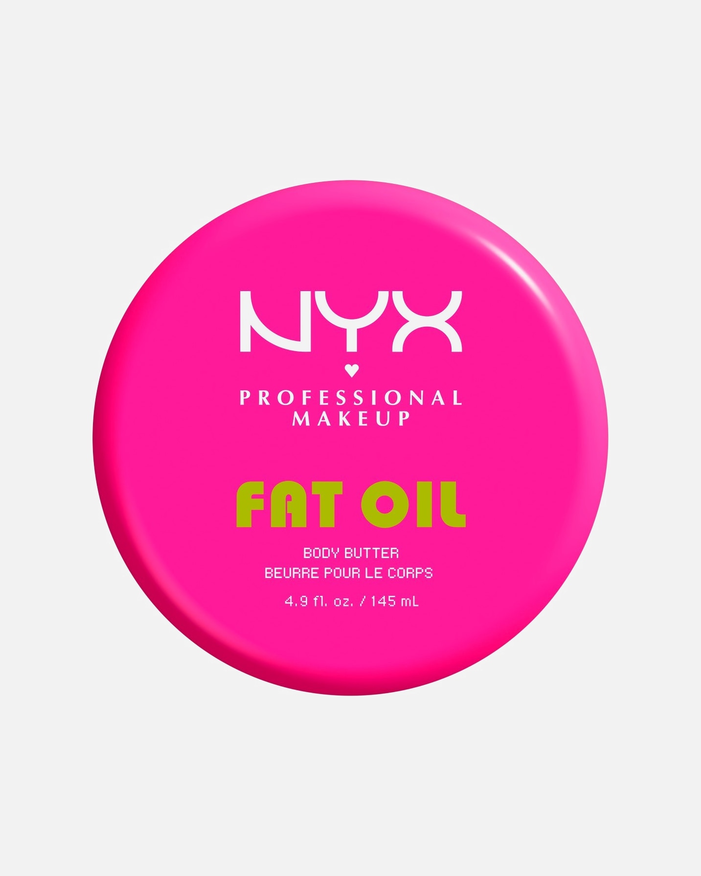 Baume pour le corps pour Unisexe NYX Professional Makeup Fat Oil Body Fat Oil Body 145 ml